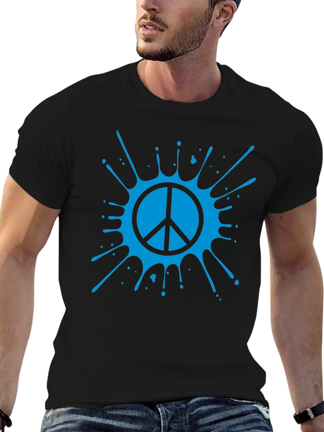 Peace Sign Splash T-Shirt