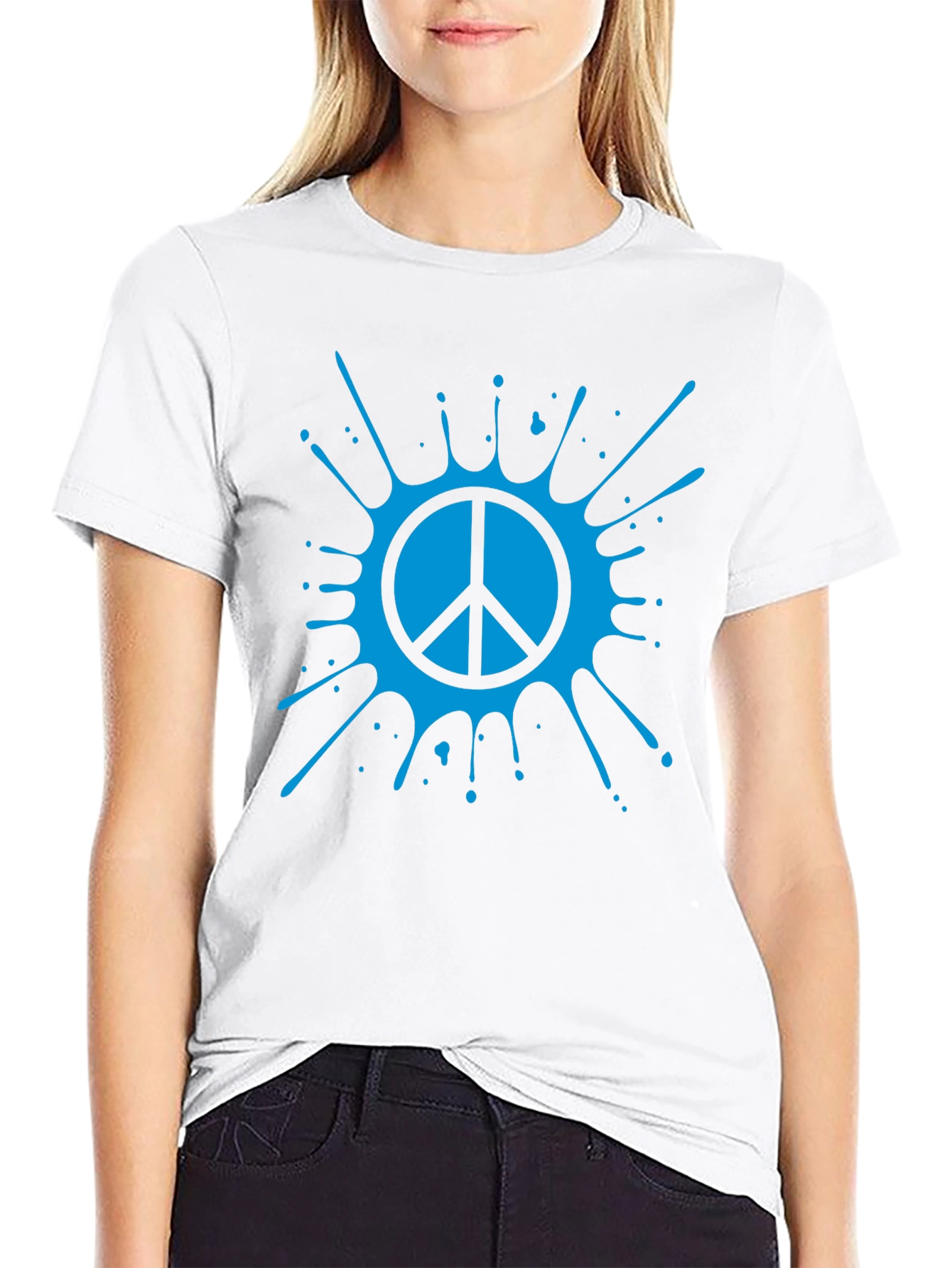 Peace Sign Splash T-Shirt