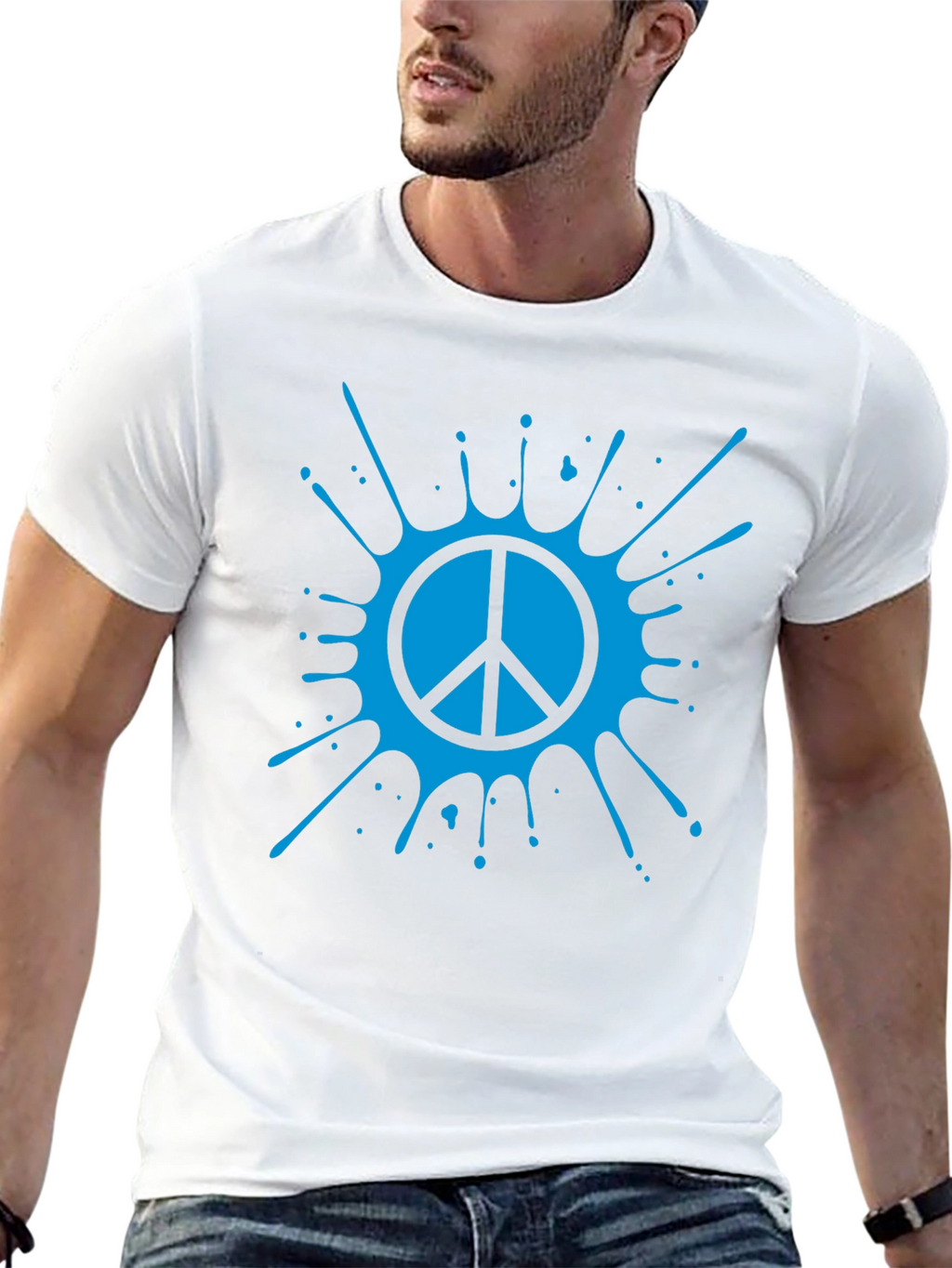 Peace Sign Splash T-Shirt