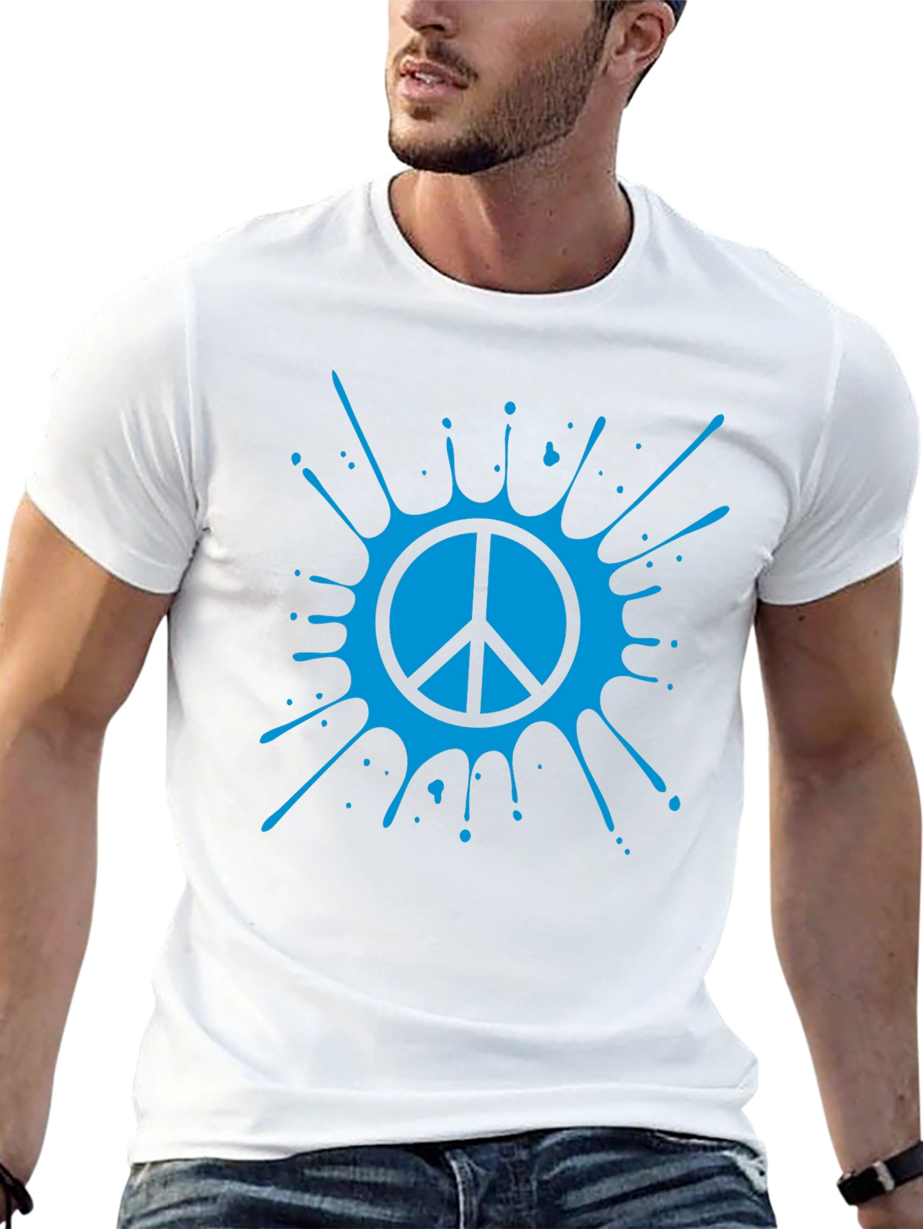 Peace Sign Splash T-Shirt