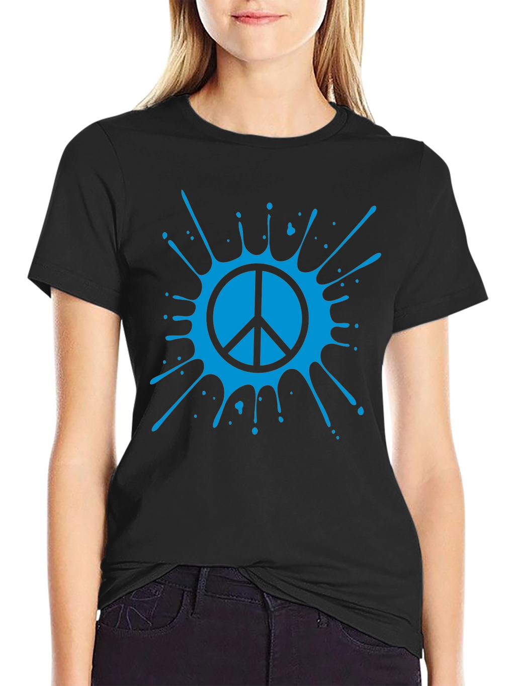 Peace Sign Splash T-Shirt