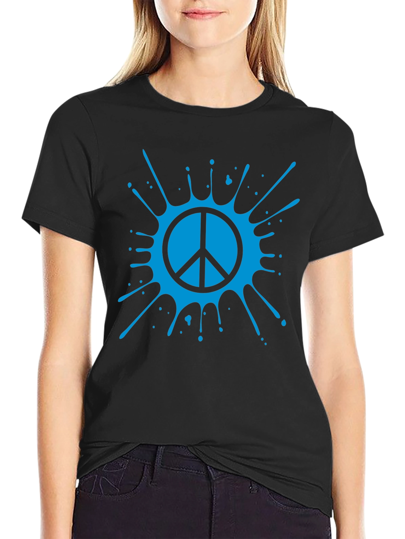 Peace Sign Splash T-Shirt