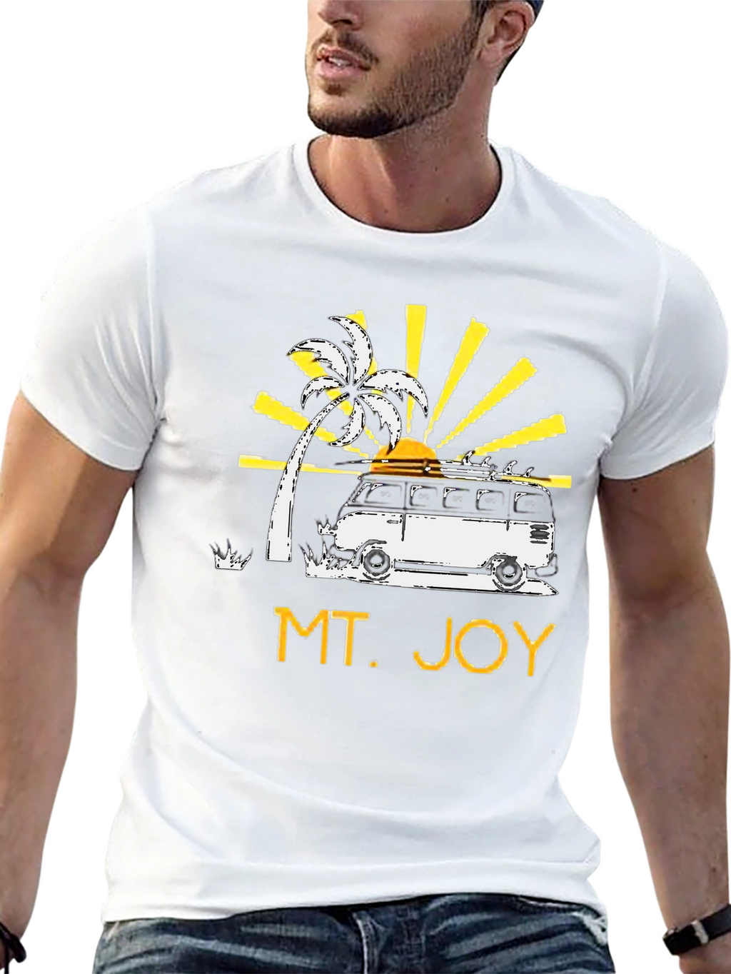 Mt. Joy Graphic T-Shirt - Retro Surf Van Design