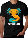 Aztecolotl T-Shirt: Cute Axolotl Graphic Tee