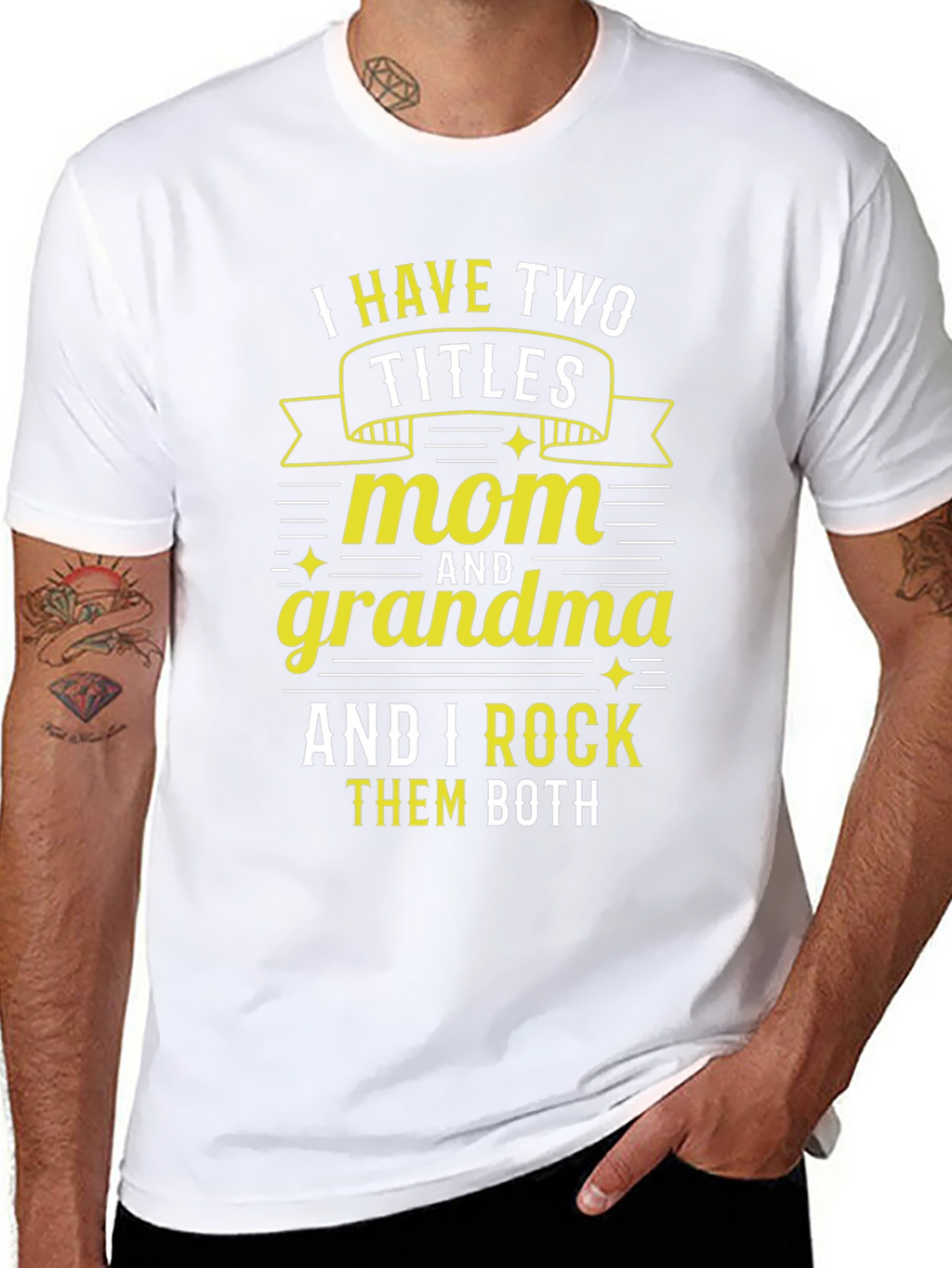 Mom & Grandma I Rock Them Both T-Shirt