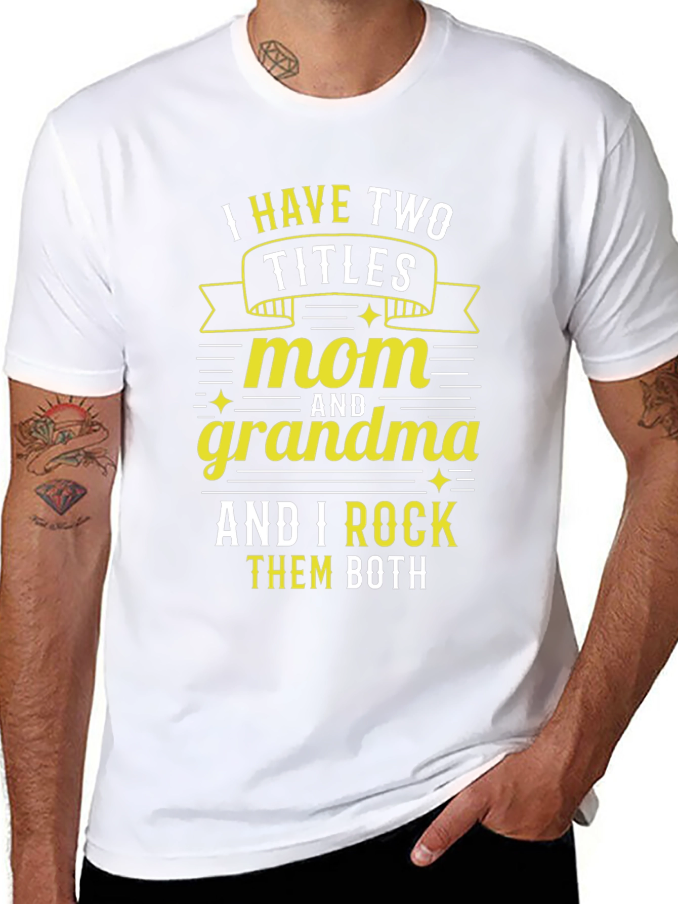 Mom & Grandma I Rock Them Both T-Shirt