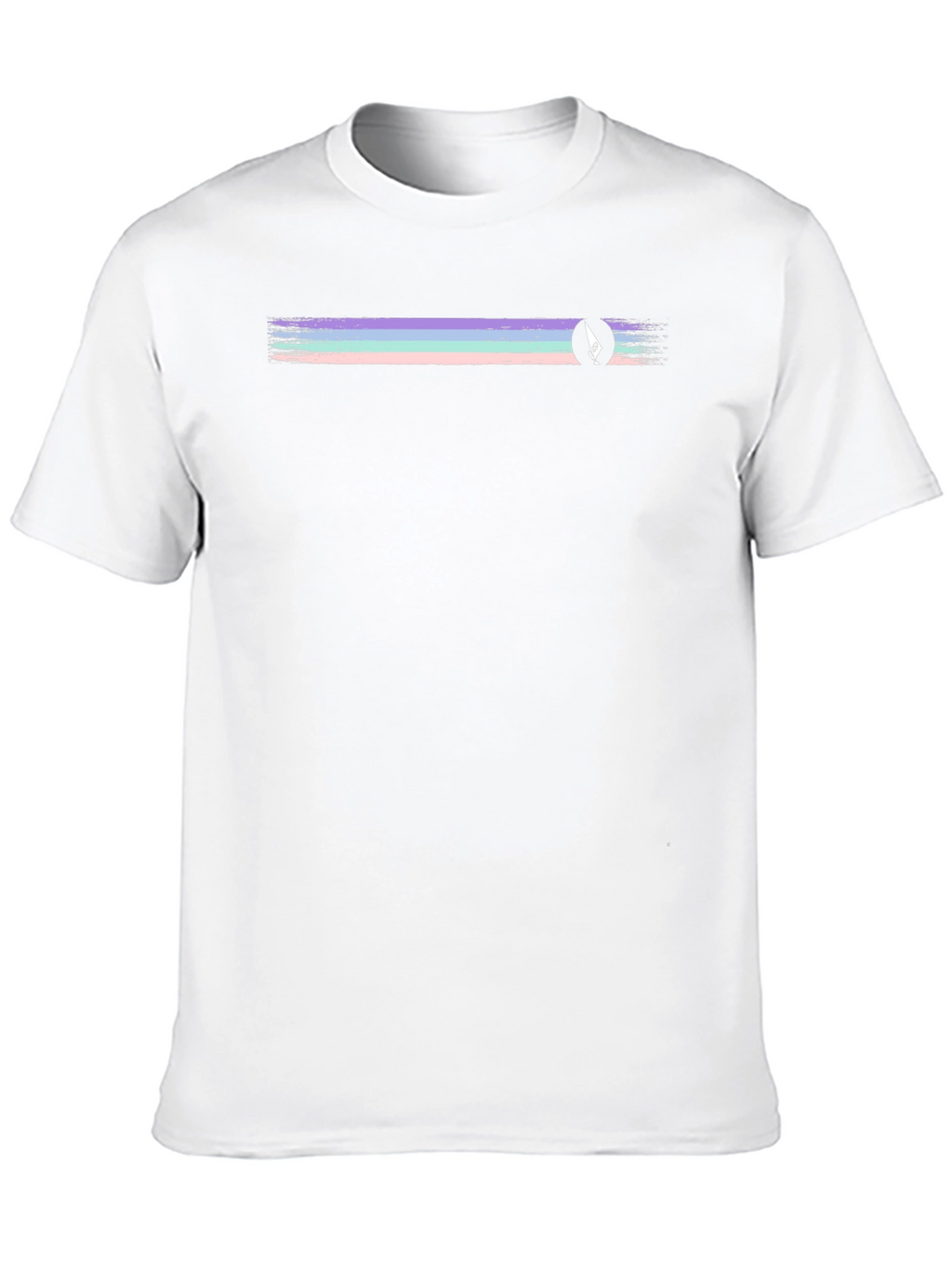 Retro Stripe Black T-Shirt