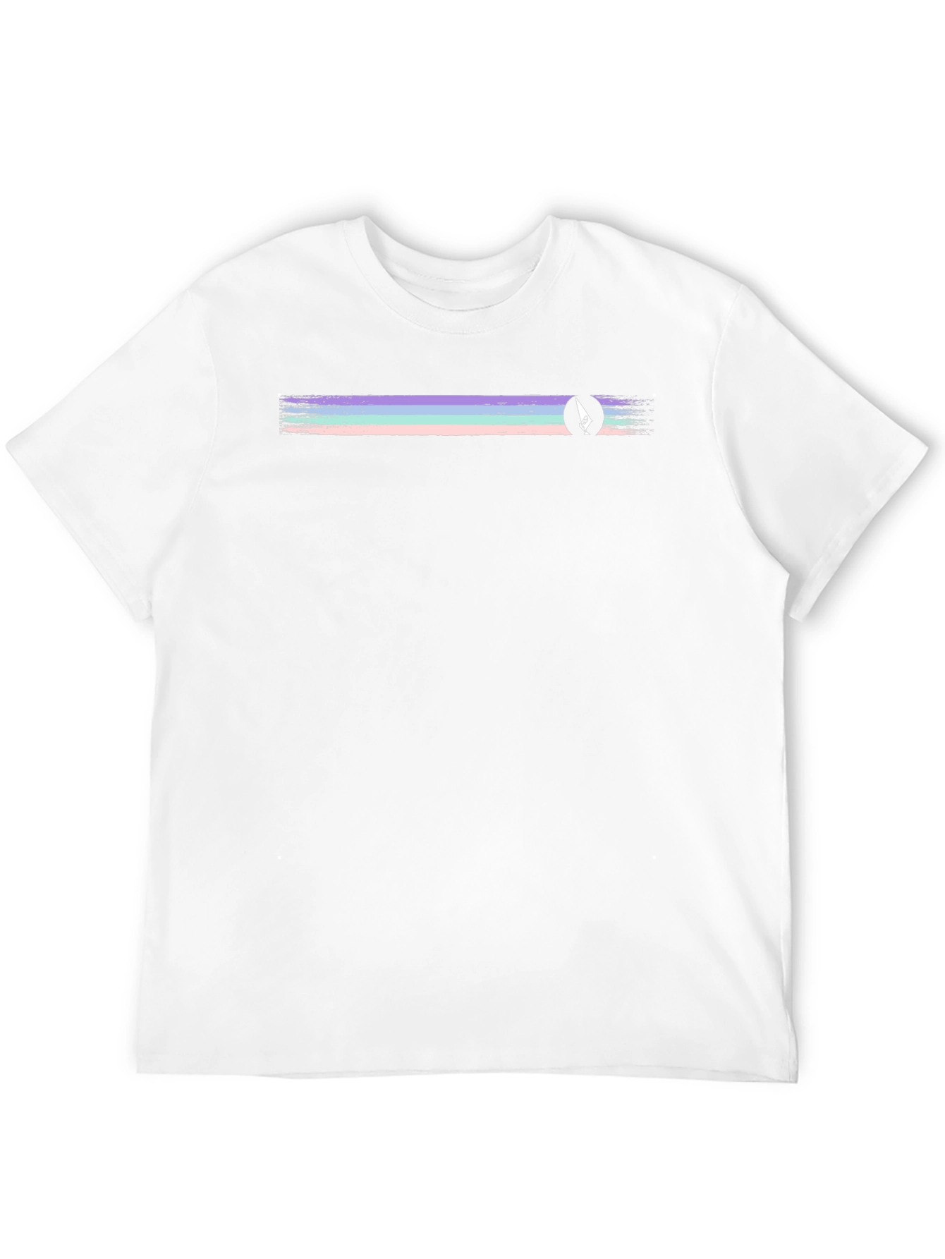 Retro Stripe Black T-Shirt