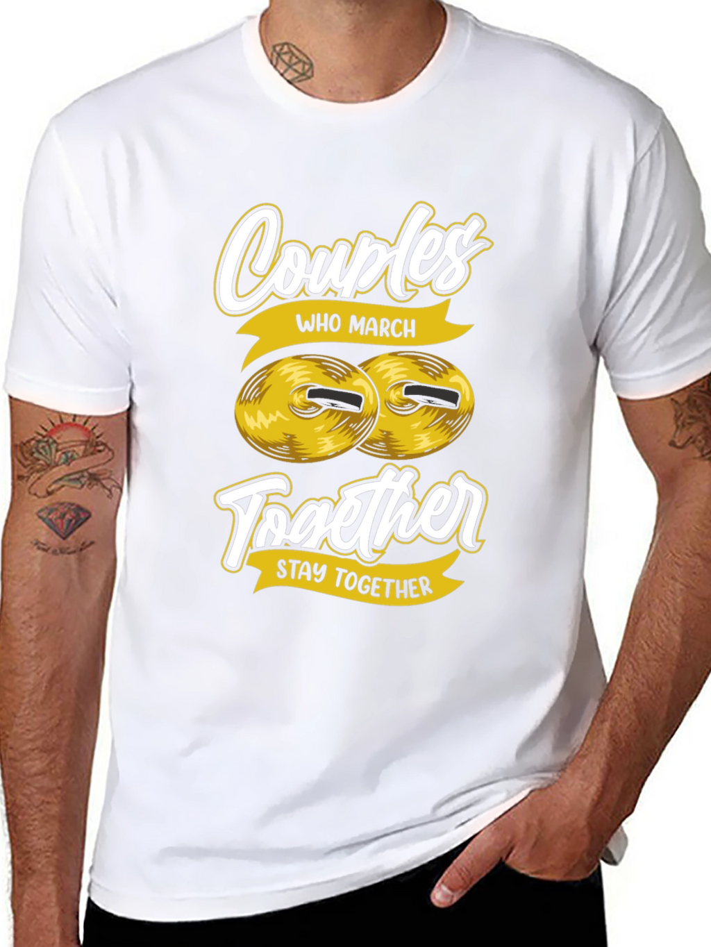 Couples Who March Together T-Shirt
