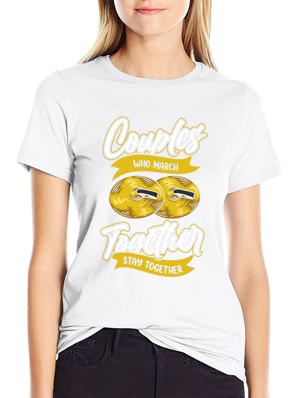 Couples Who March Together T-Shirt