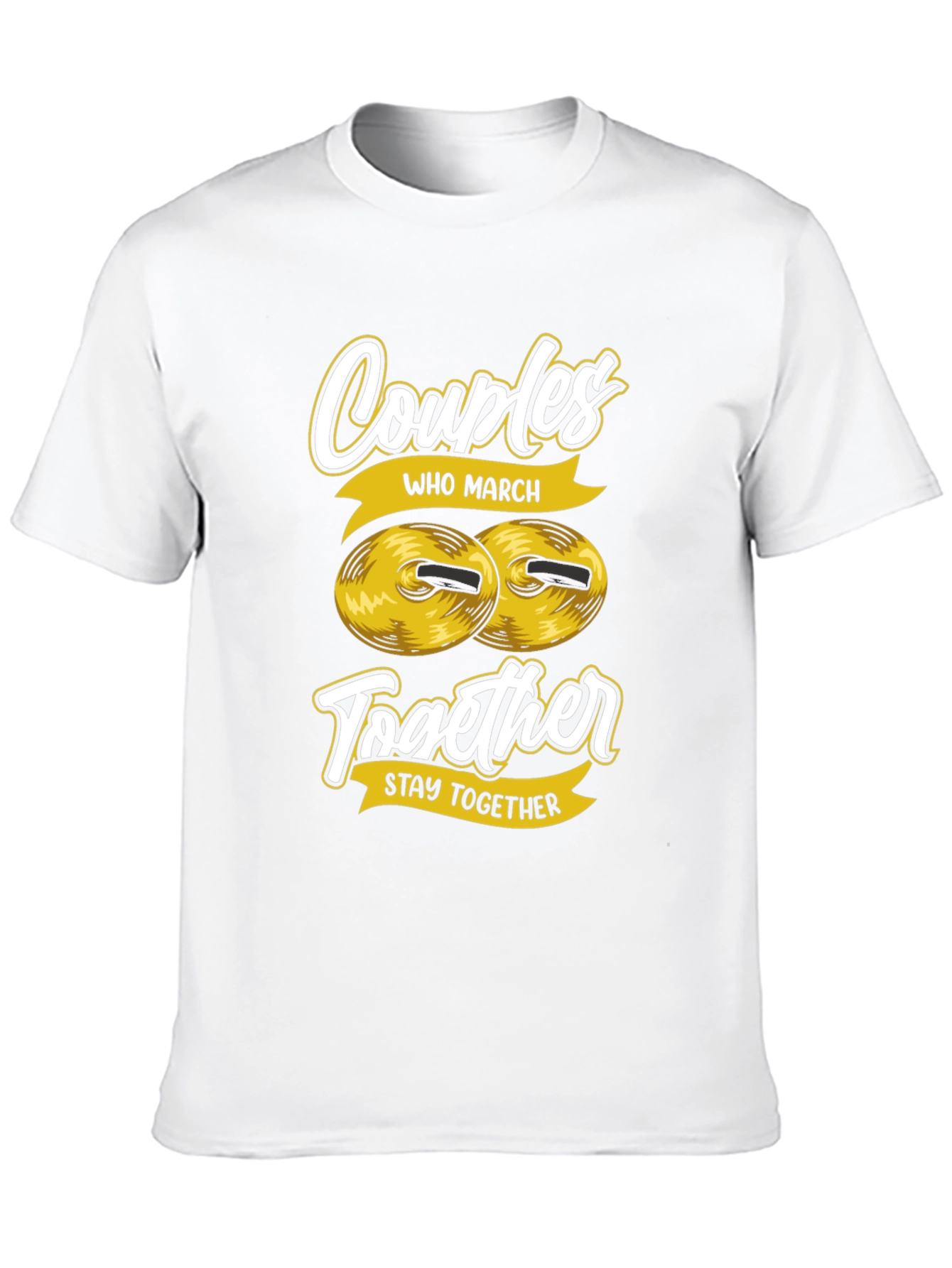 Couples Who March Together T-Shirt