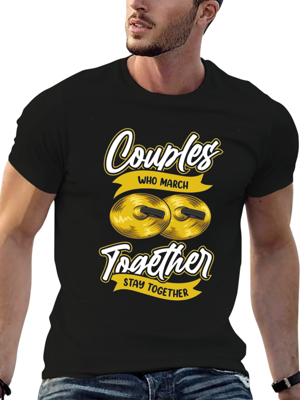 Couples Who March Together T-Shirt