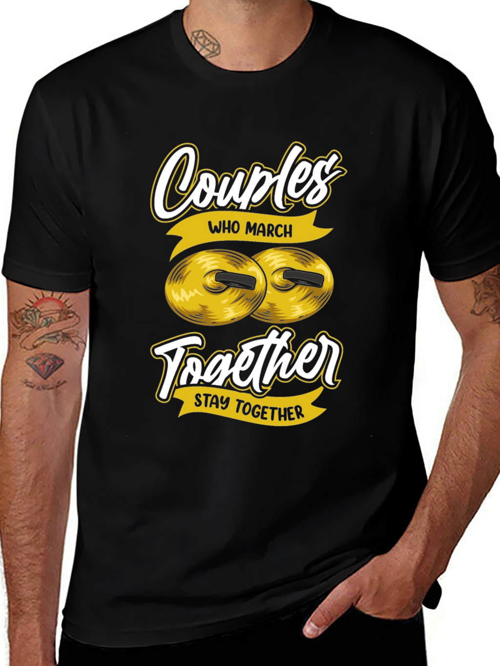 Couples Who March Together T-Shirt
