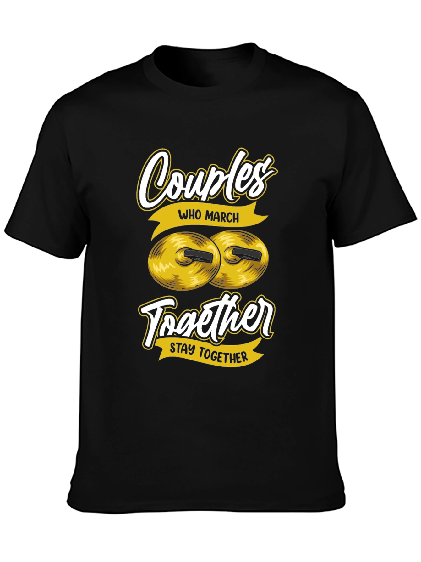 Couples Who March Together T-Shirt