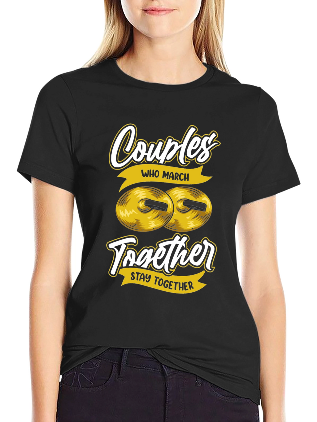 Couples Who March Together T-Shirt