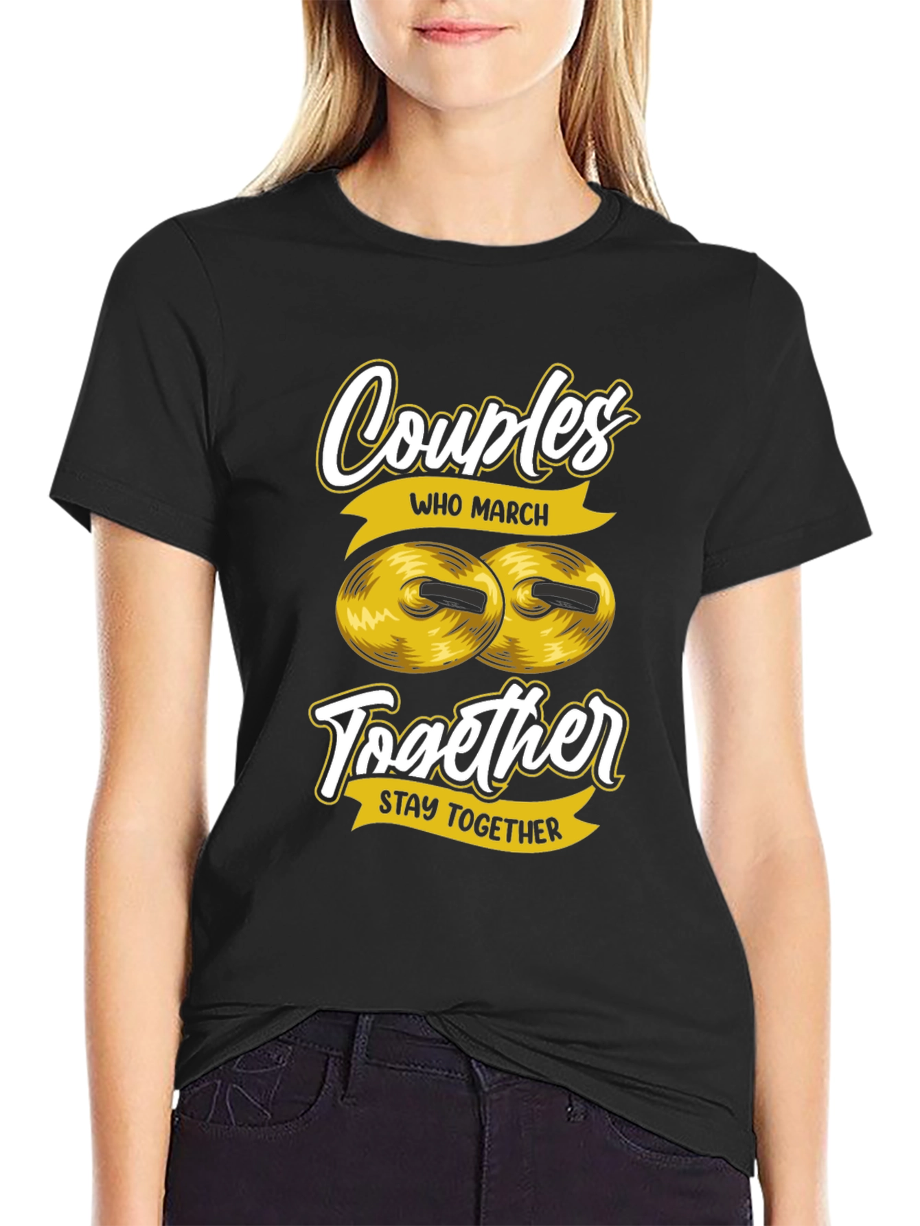 Couples Who March Together T-Shirt