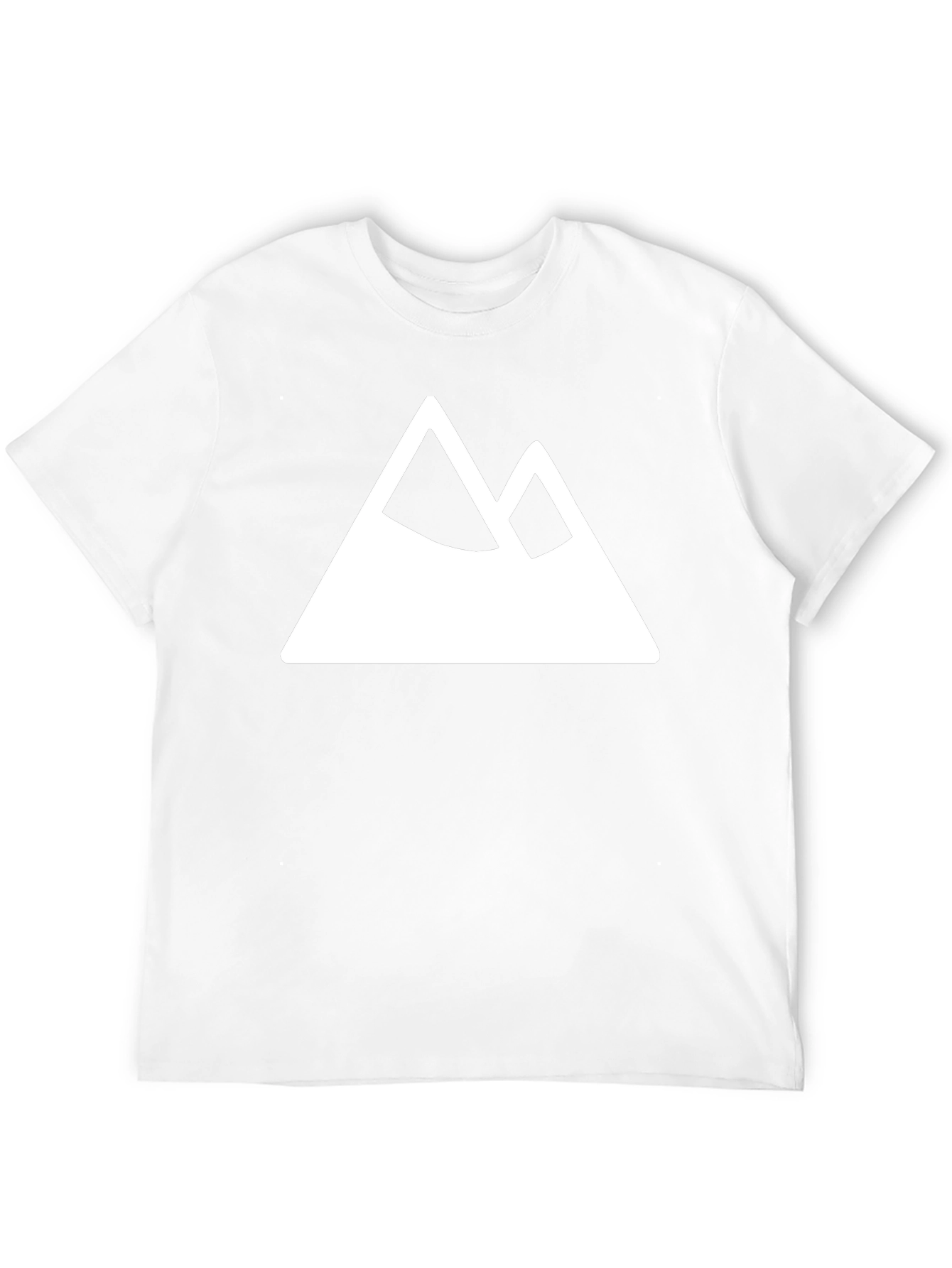 Mountain Peak Graphic Tee - Black Cotton