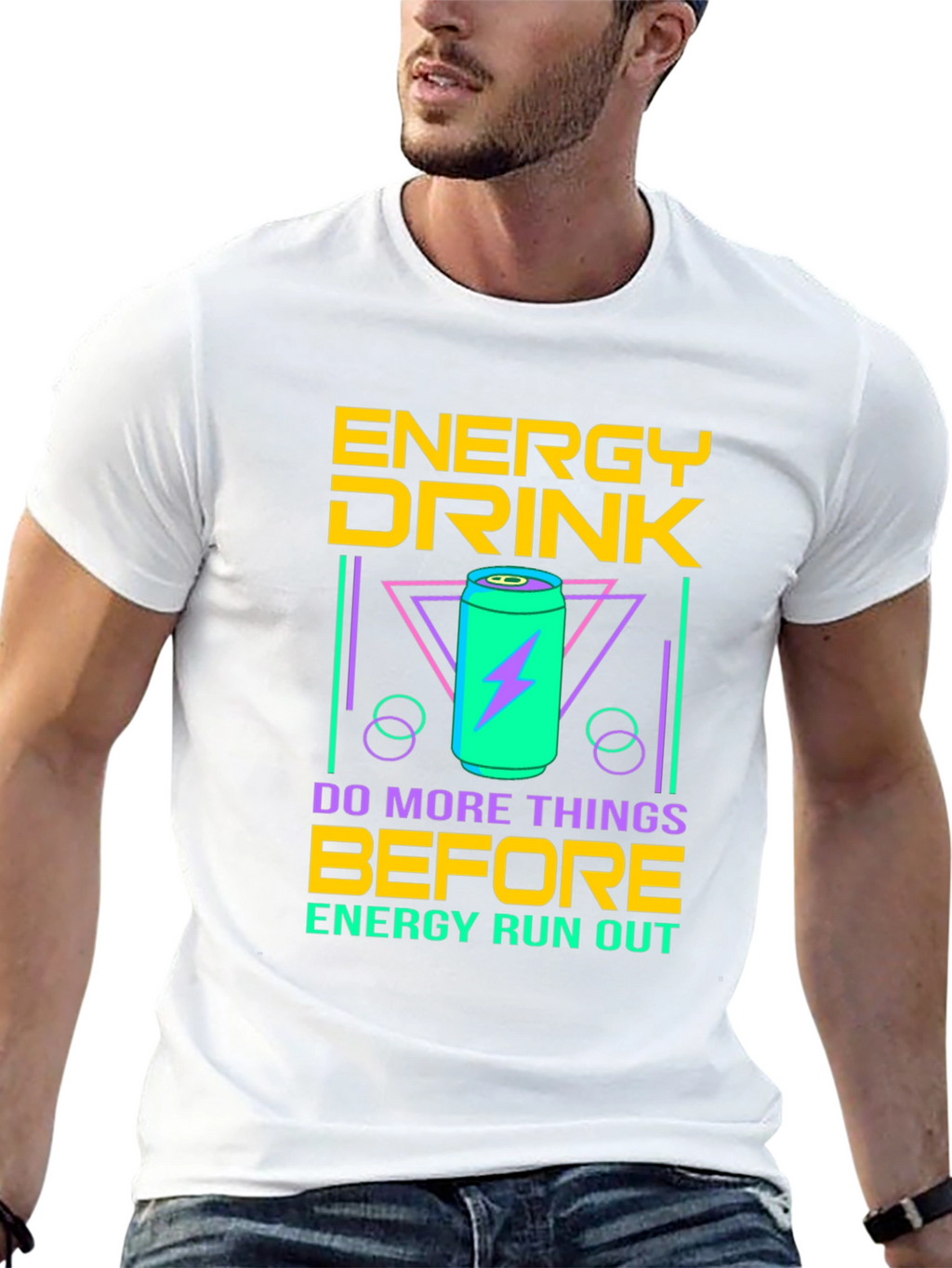 Energy Drink Graphic T-Shirt - Do More Things