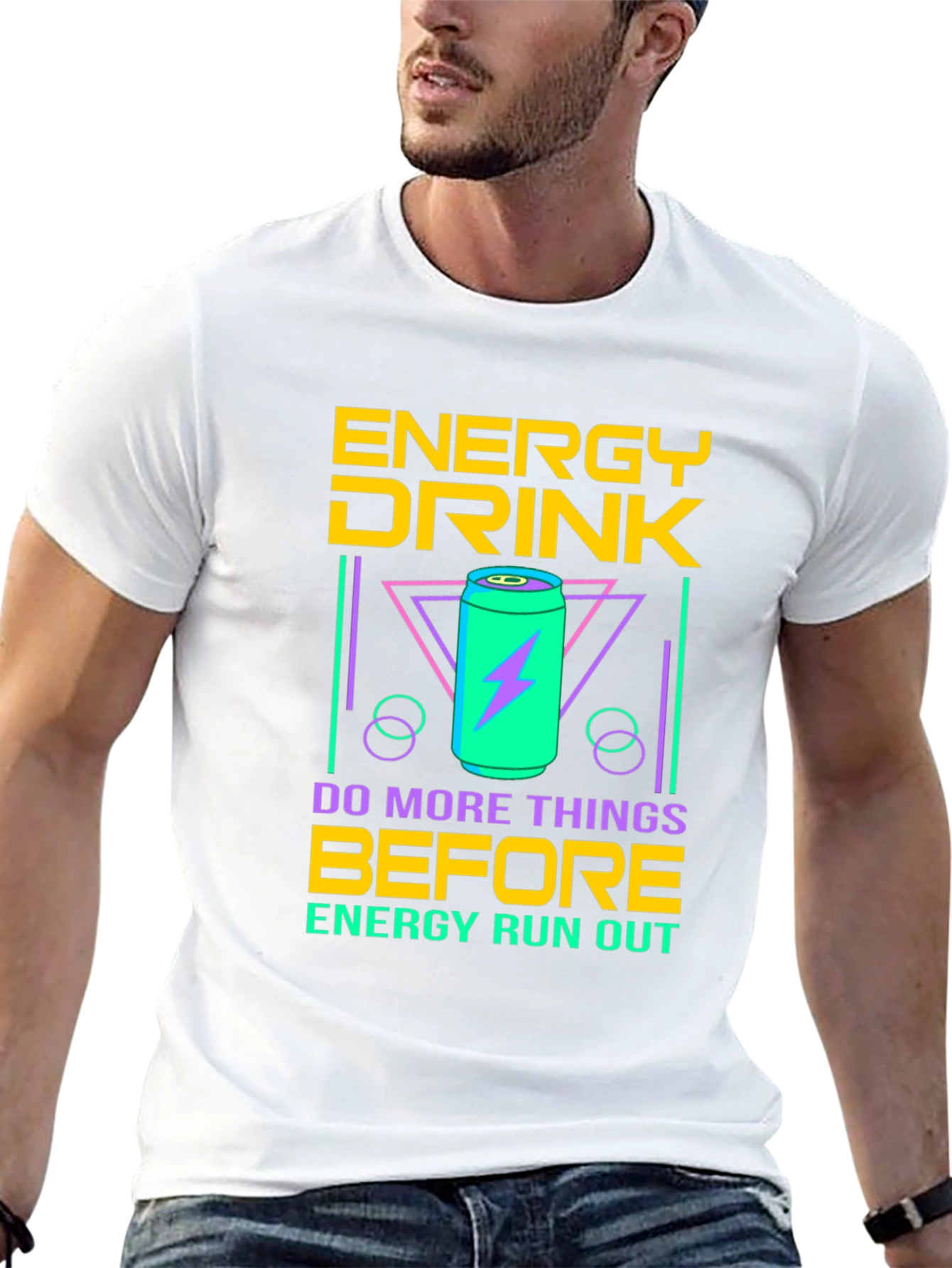 Energy Drink Graphic T-Shirt - Do More Things