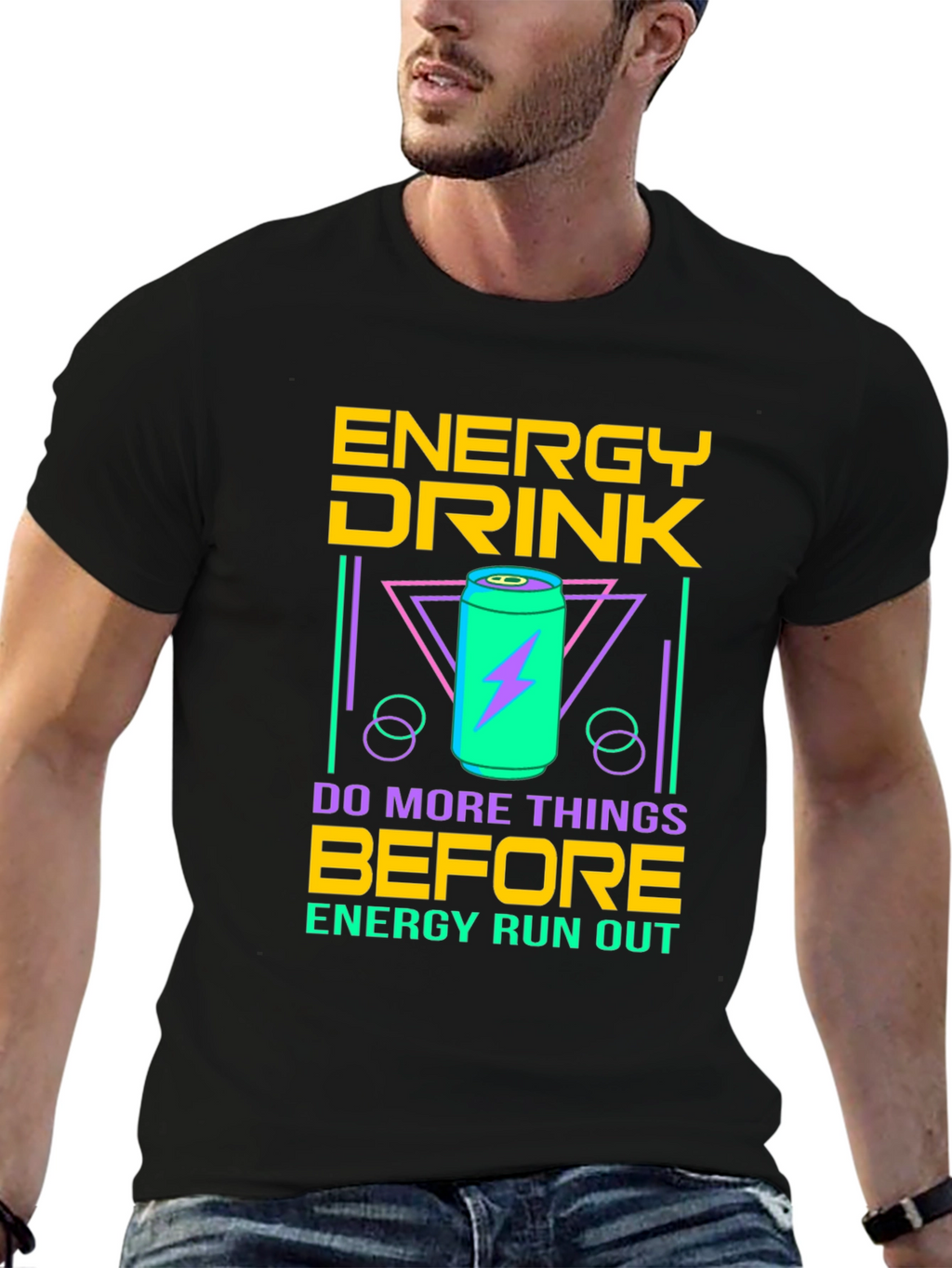 Energy Drink Graphic T-Shirt - Do More Things
