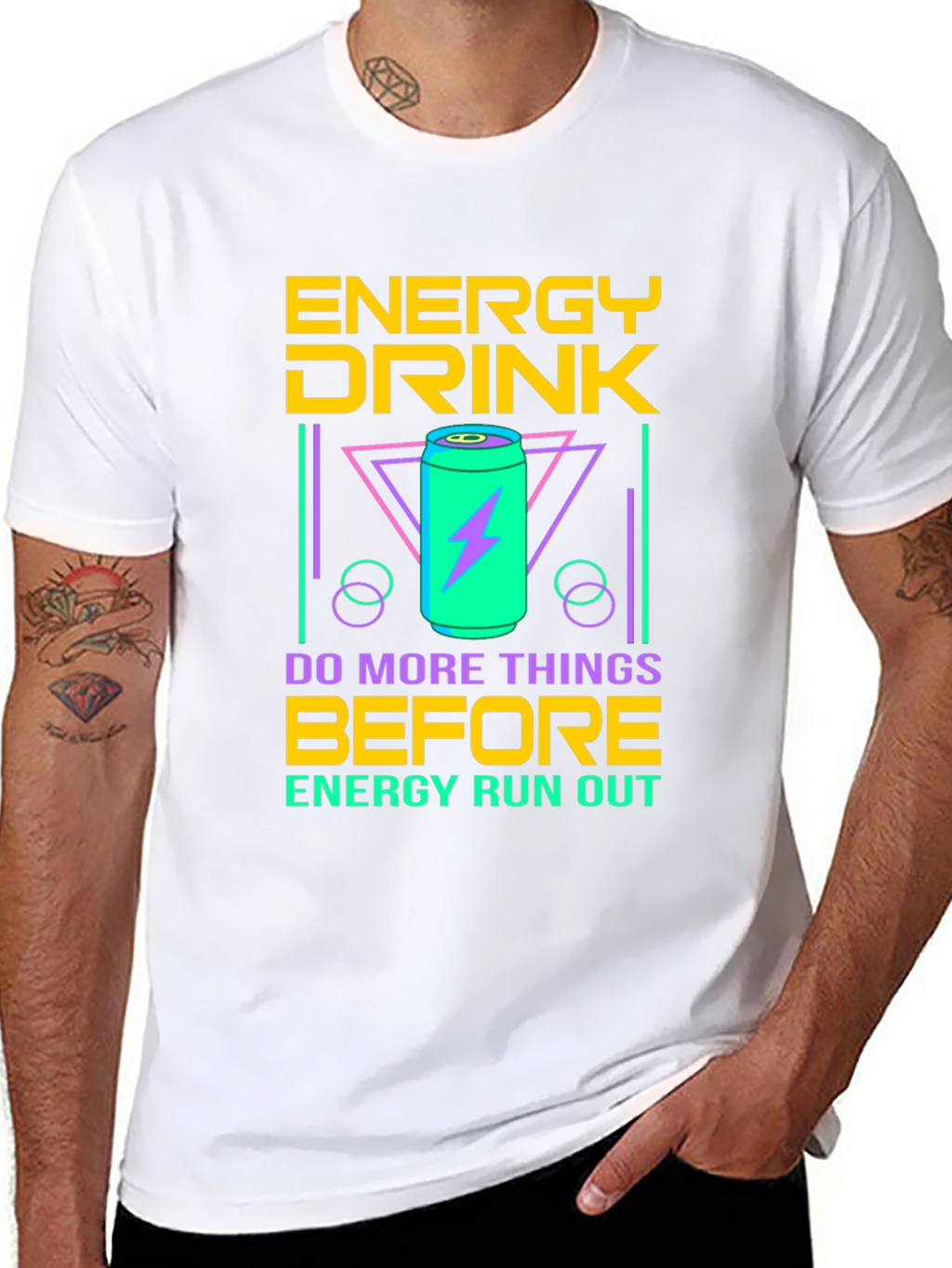 Energy Drink Graphic T-Shirt - Do More Things