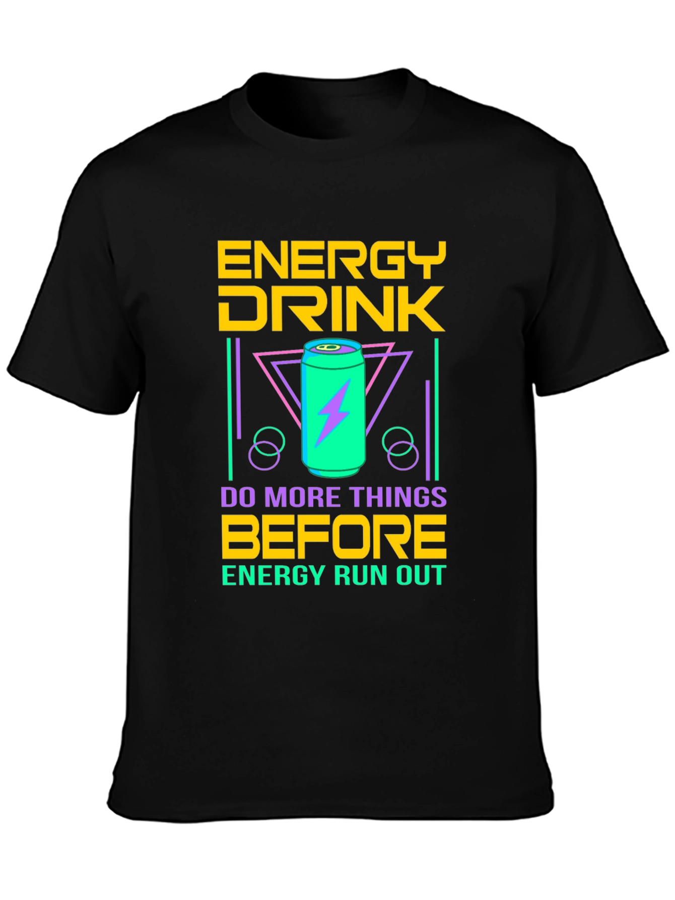 Energy Drink Graphic T-Shirt - Do More Things