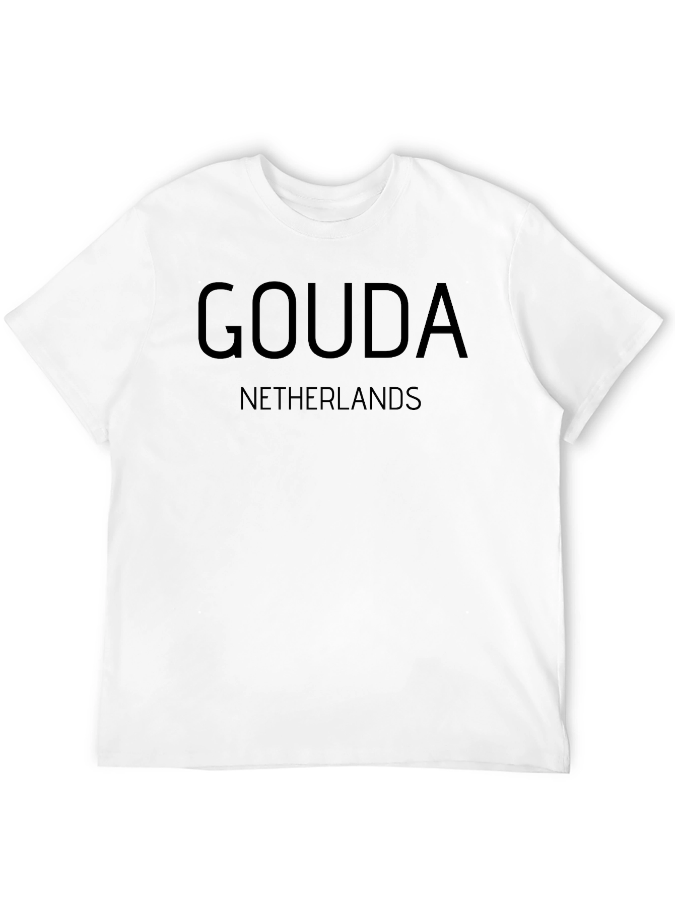 Gouda Netherlands Black T-Shirt
