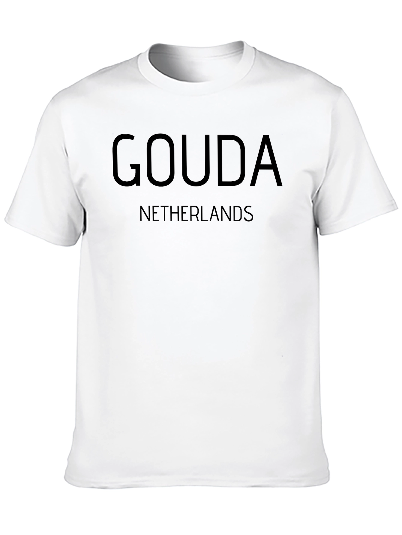 Gouda Netherlands Black T-Shirt