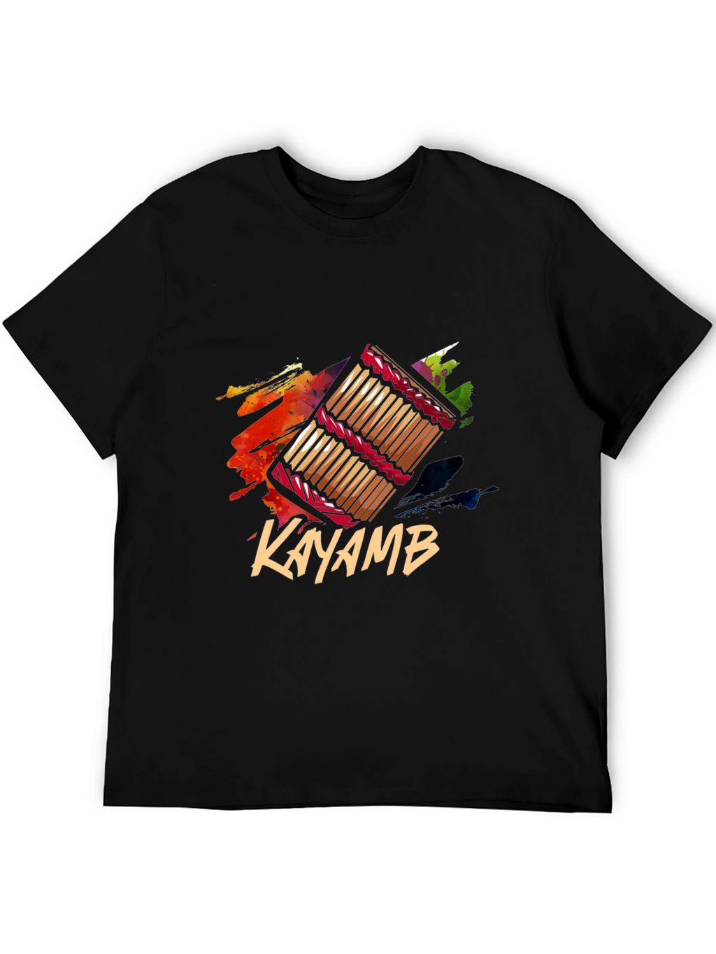 Kayamb T-Shirt - Stylish Musical Instrument Design