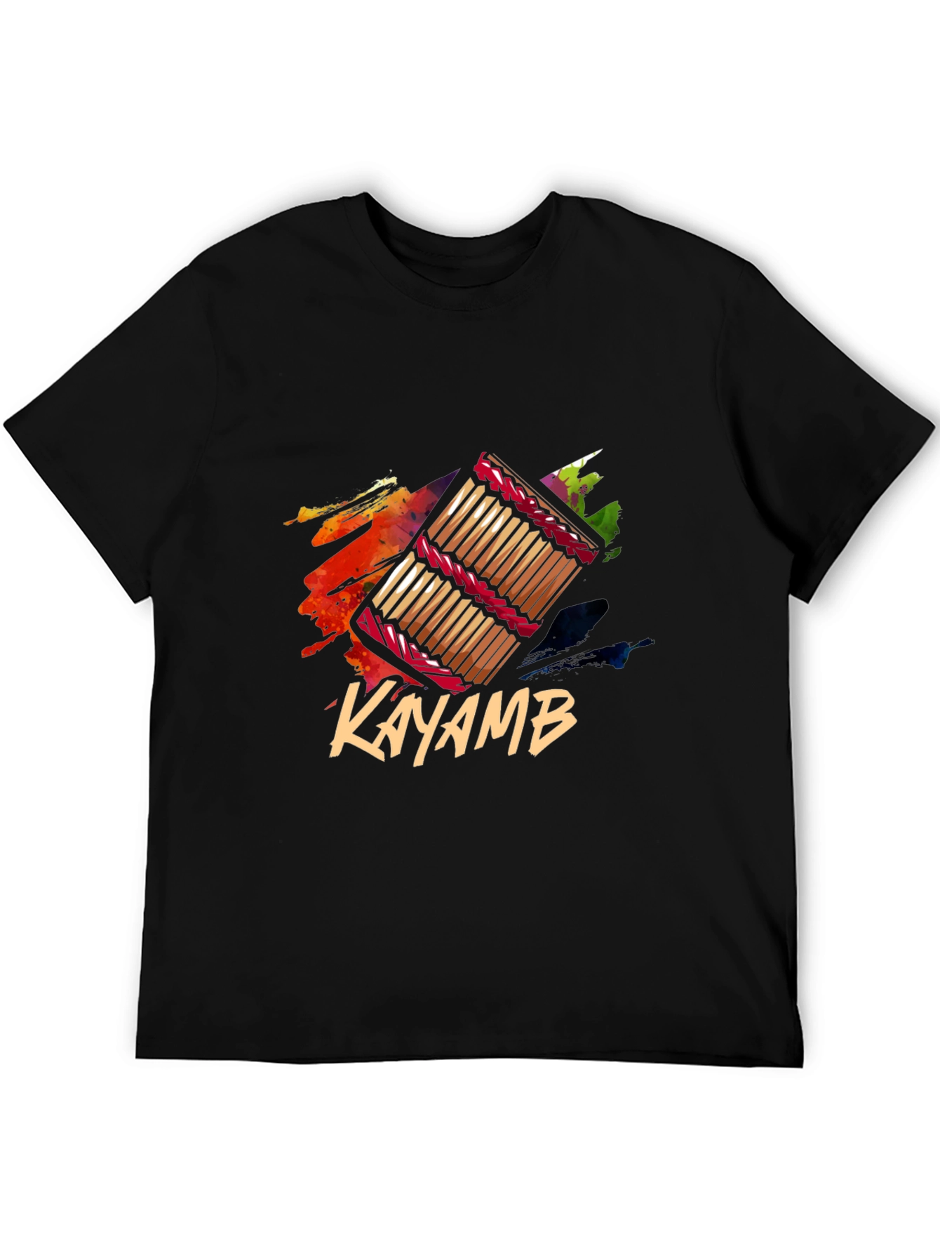 Kayamb T-Shirt - Stylish Musical Instrument Design