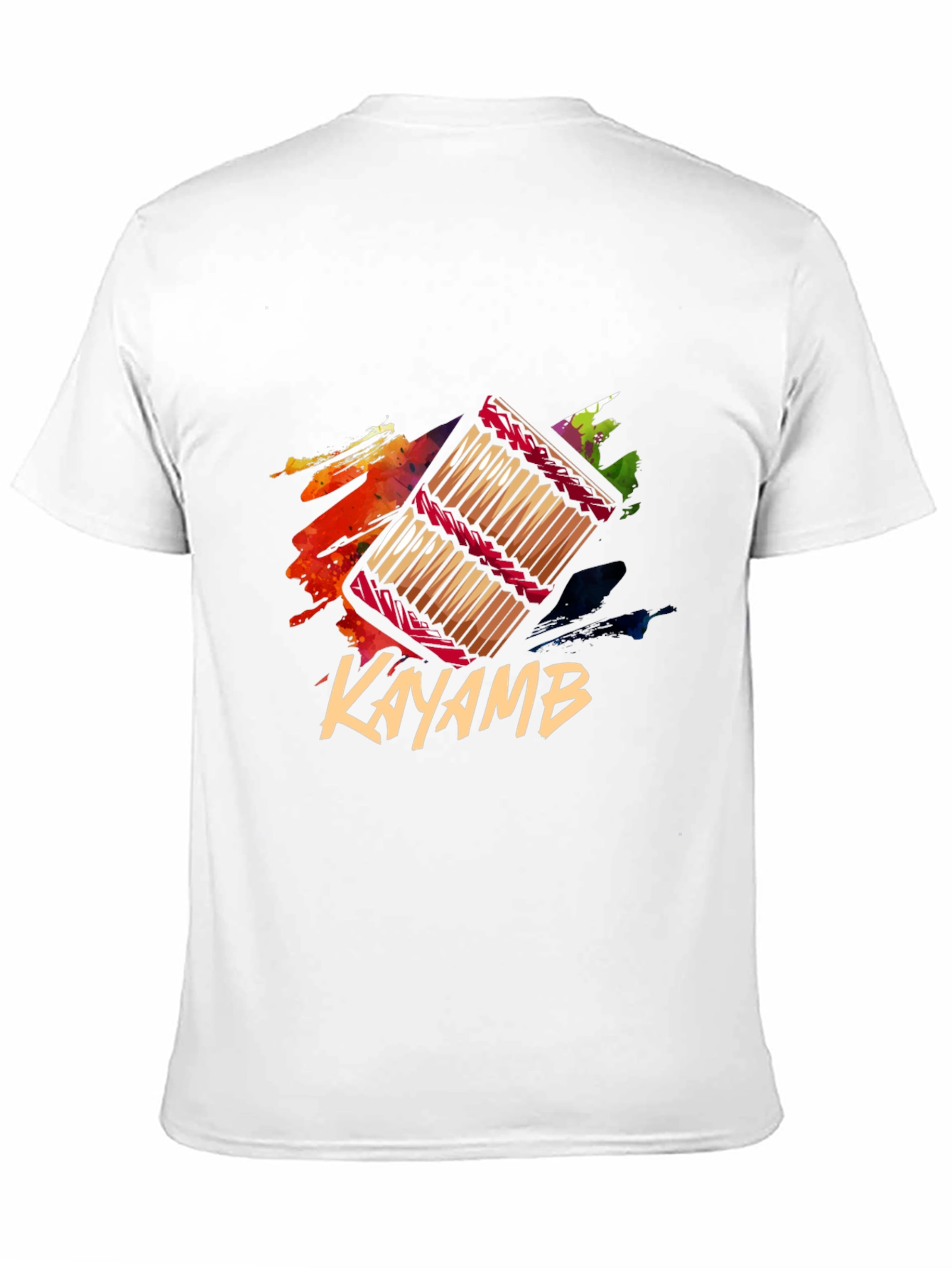 Kayamb T-Shirt - Stylish Musical Instrument Design