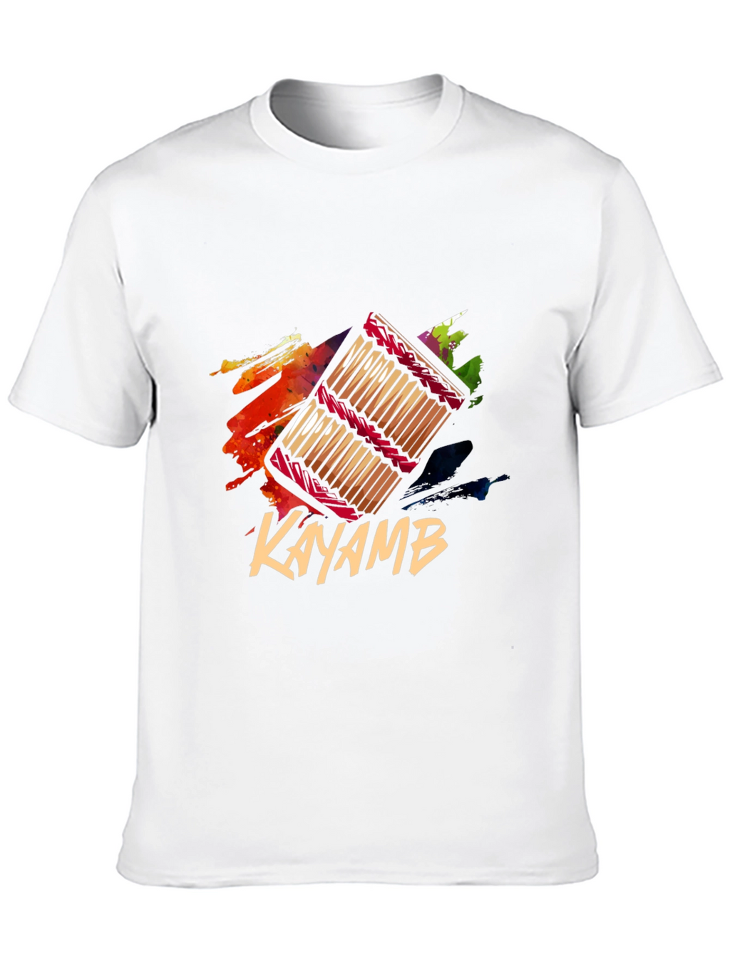 Kayamb T-Shirt - Stylish Musical Instrument Design