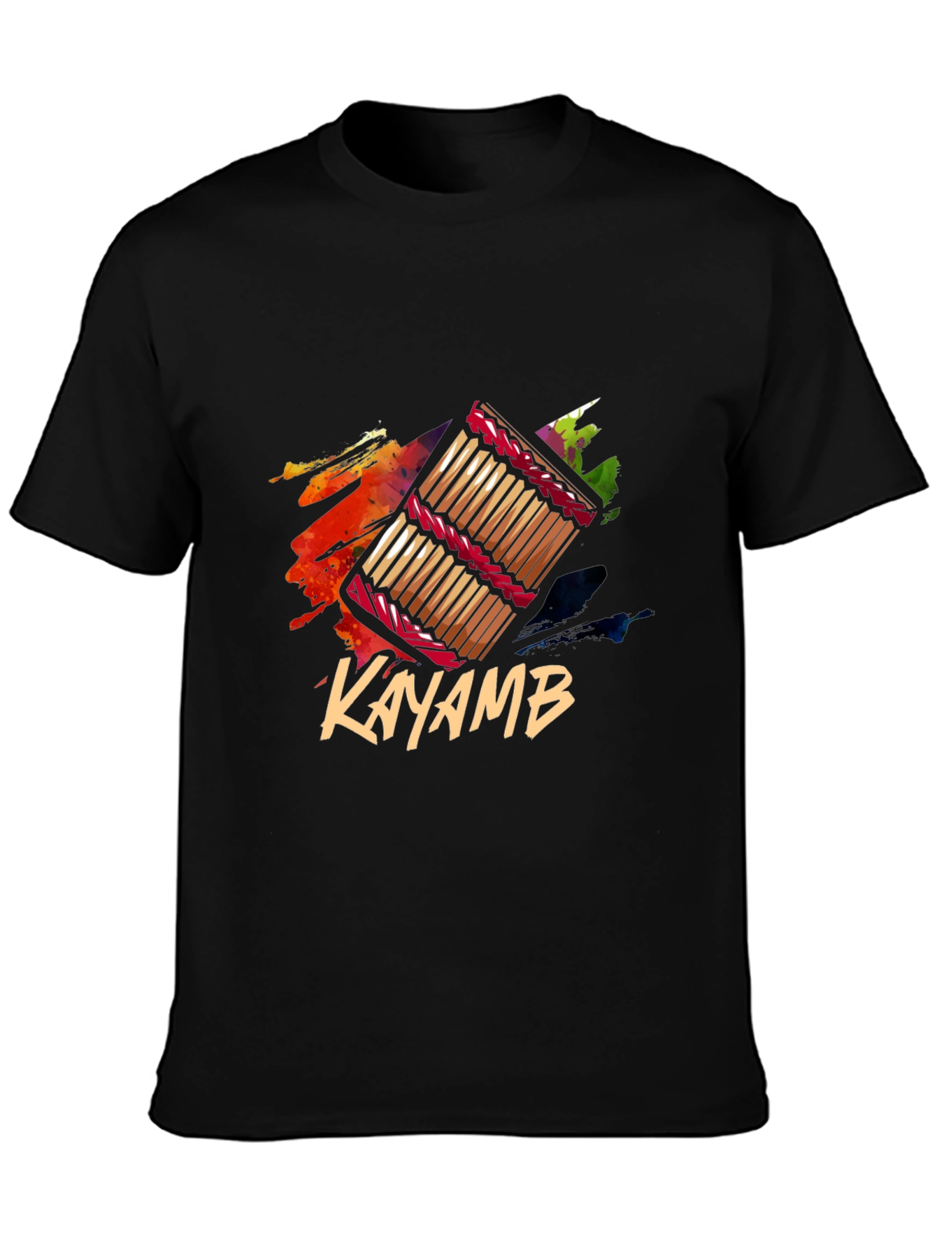 Kayamb T-Shirt - Stylish Musical Instrument Design
