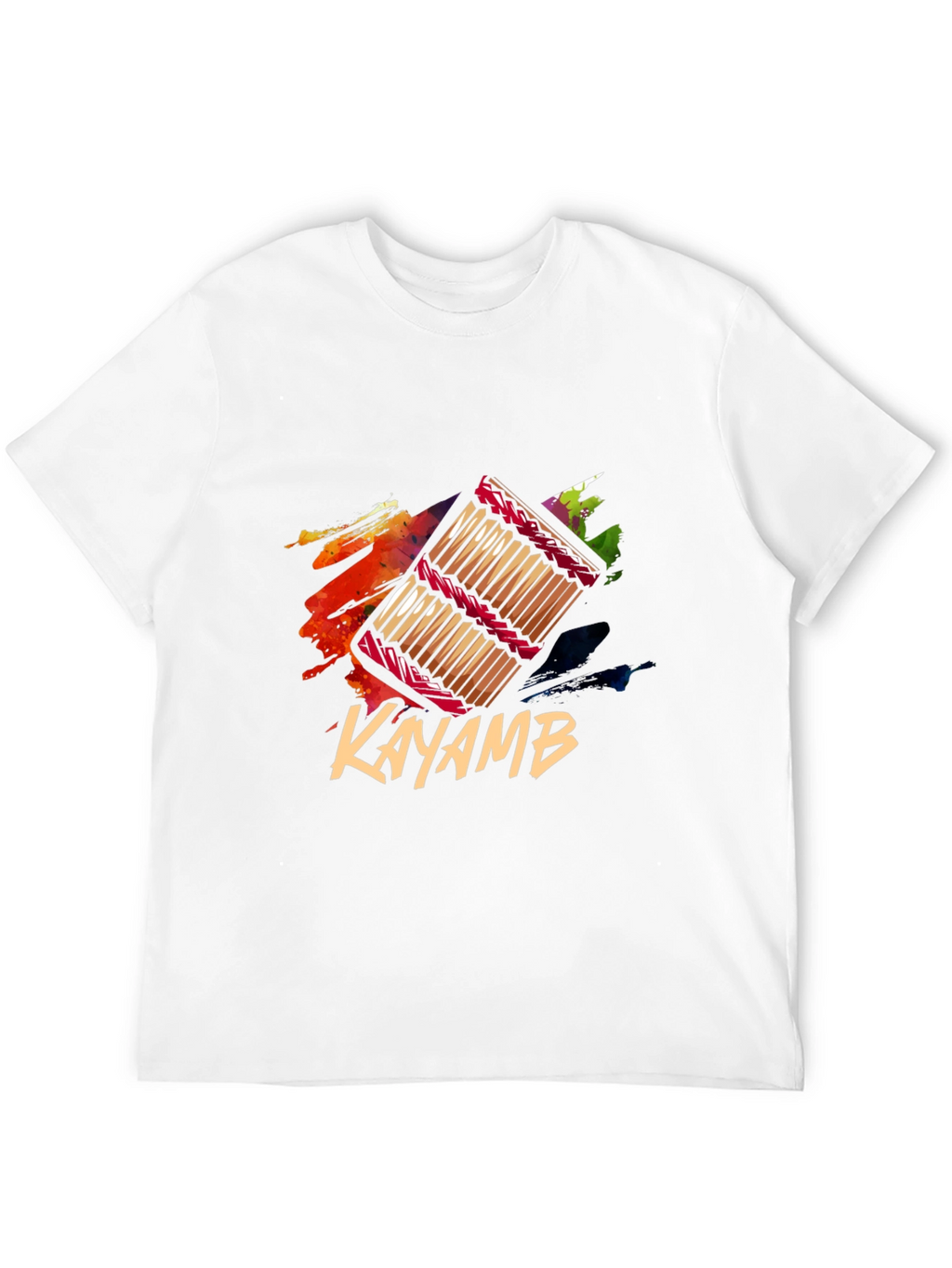 Kayamb T-Shirt - Stylish Musical Instrument Design