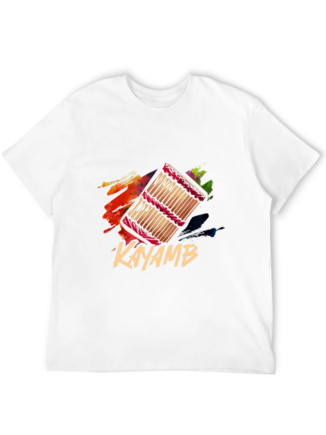 Kayamb T-Shirt - Stylish Musical Instrument Design