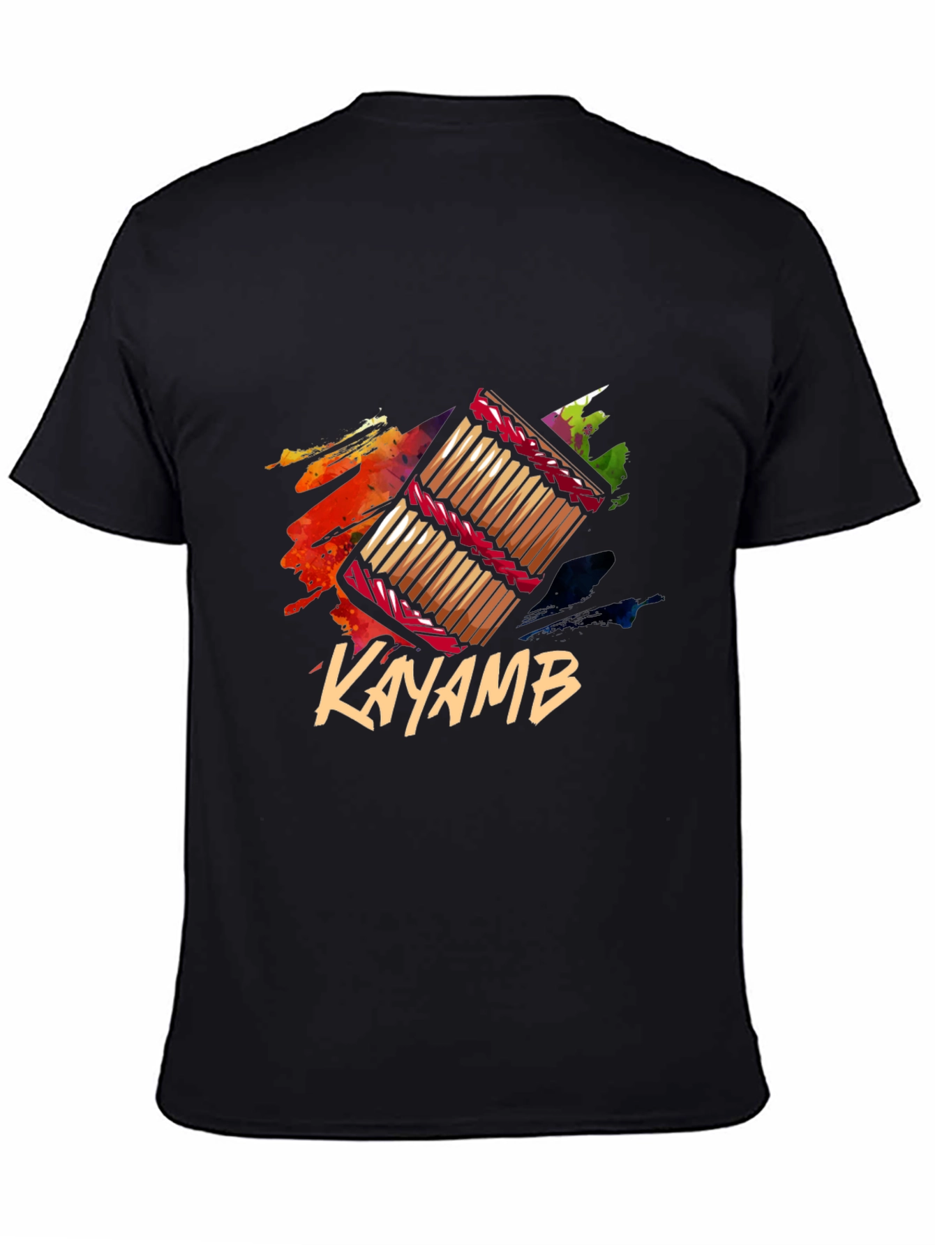 Kayamb T-Shirt - Stylish Musical Instrument Design