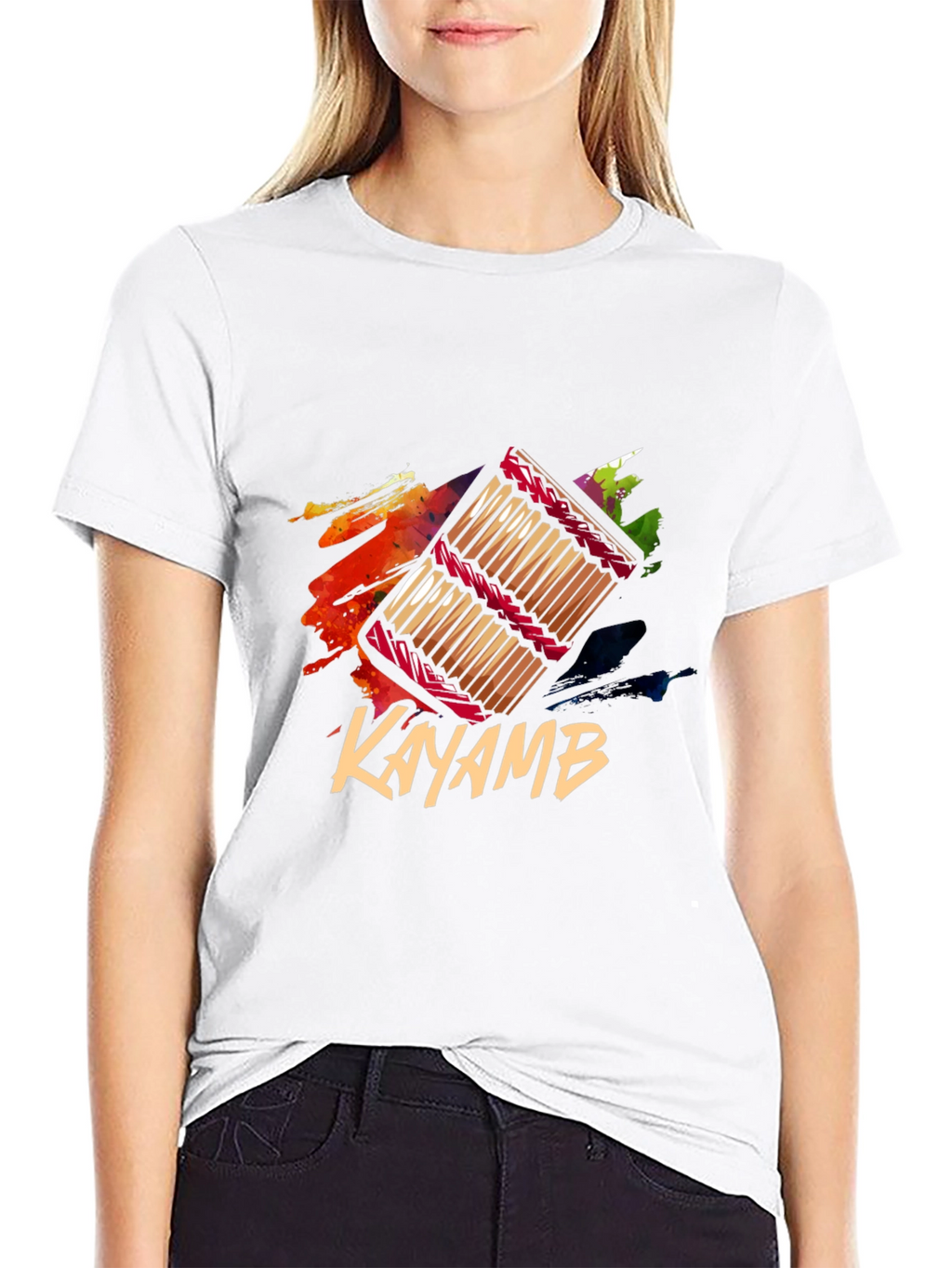 Kayamb T-Shirt - Stylish Musical Instrument Design