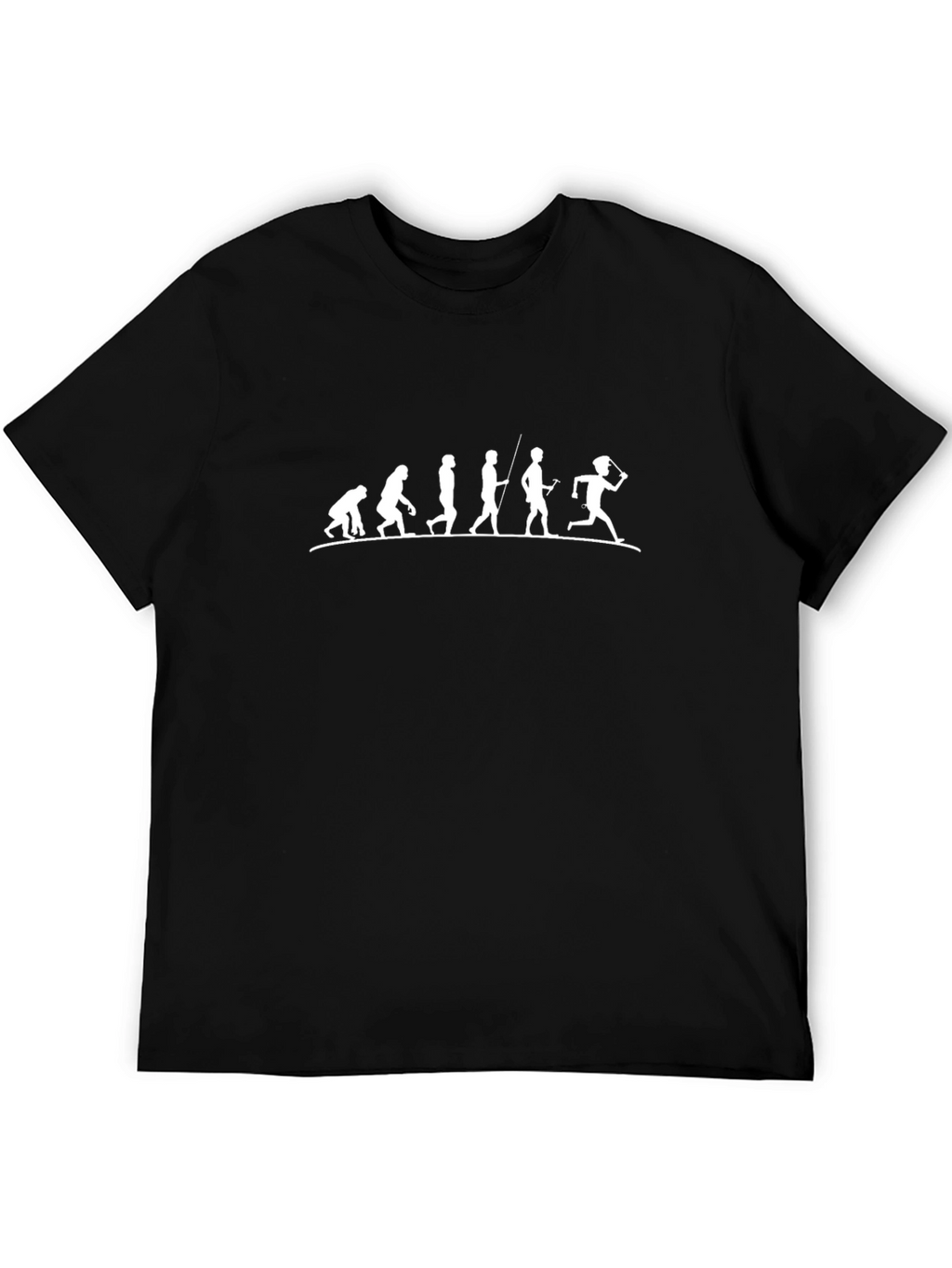 Evolution to Lacrosse Black Graphic Tee