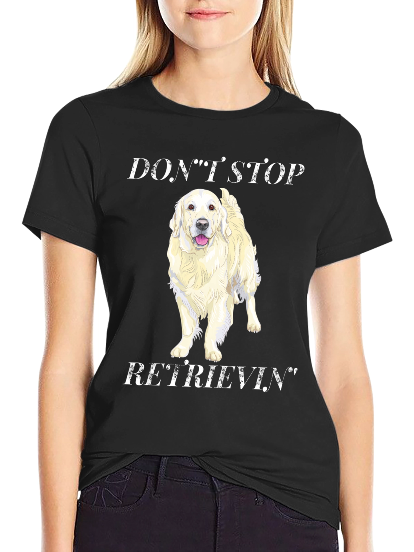 Dont Stop Retrievin Graphic Tee