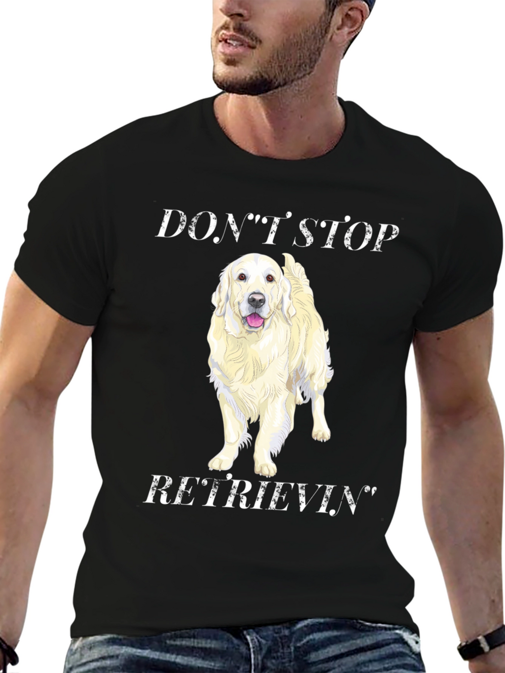 Dont Stop Retrievin Graphic Tee