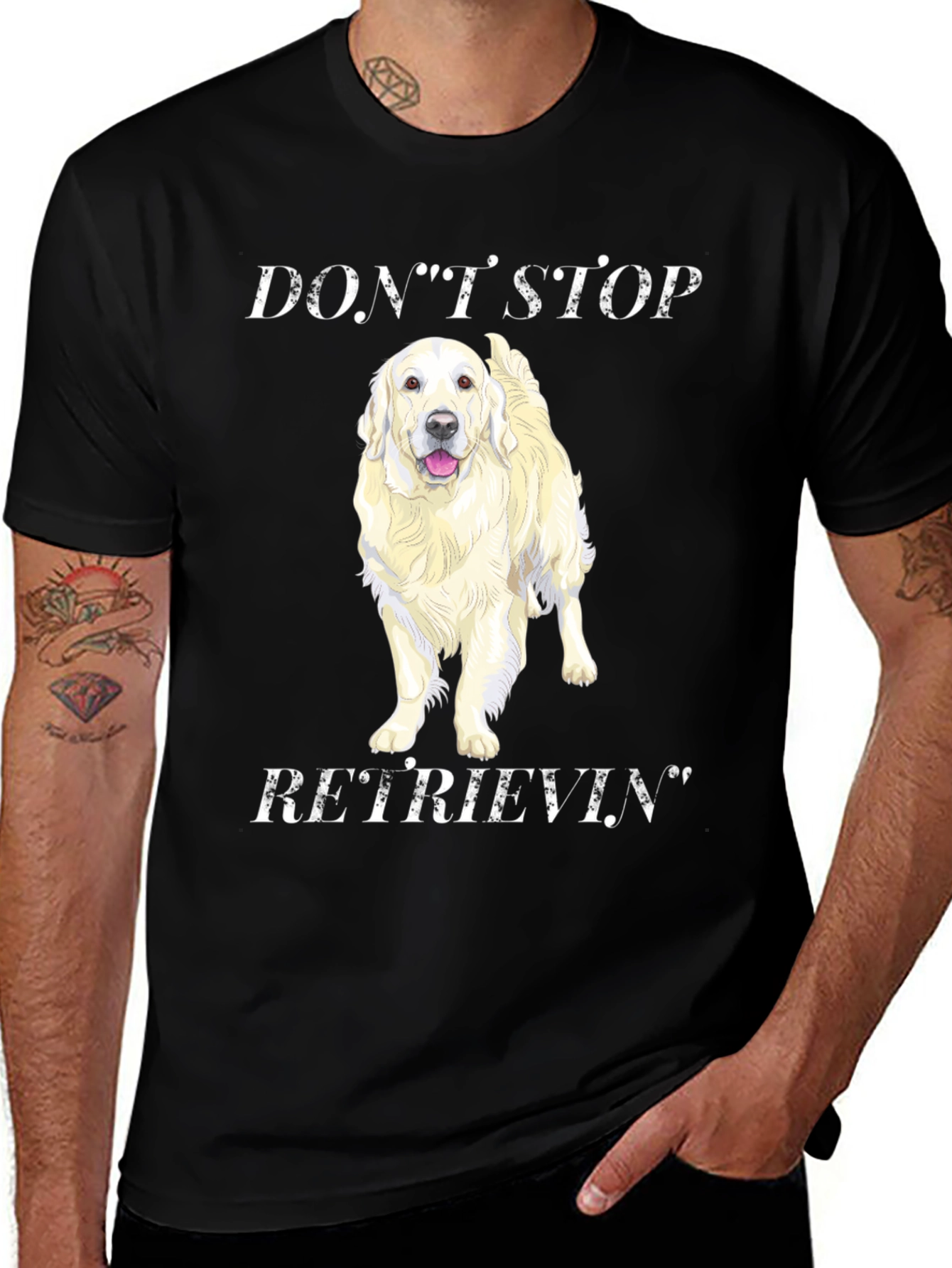 Dont Stop Retrievin Graphic Tee
