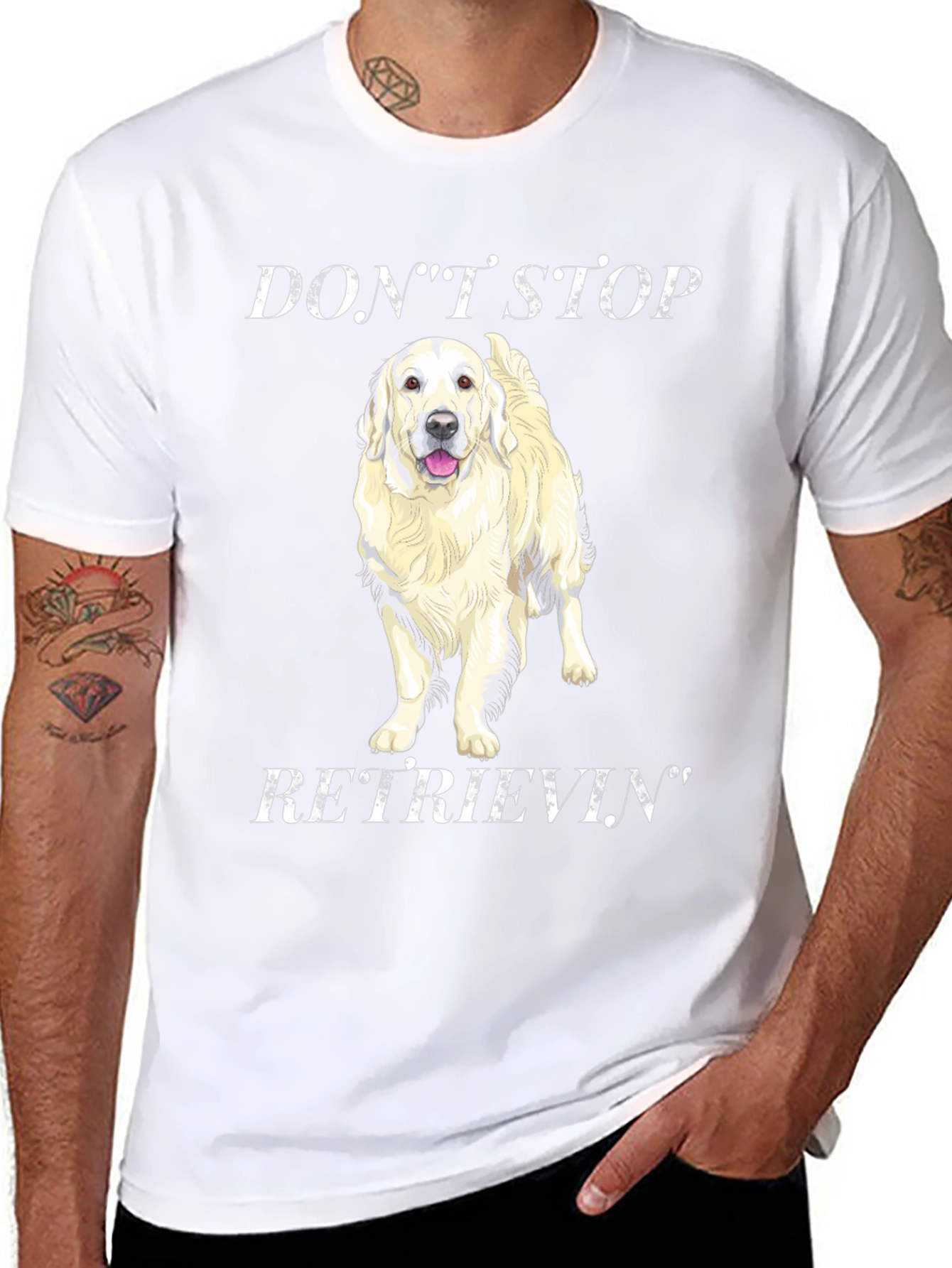 Dont Stop Retrievin Graphic Tee