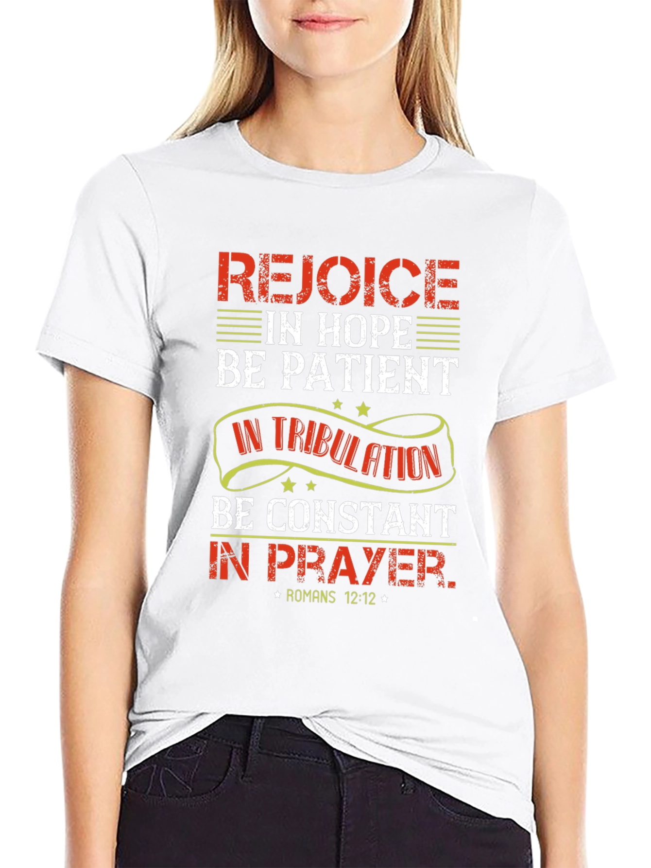 Rejoice in Hope Graphic T-Shirt