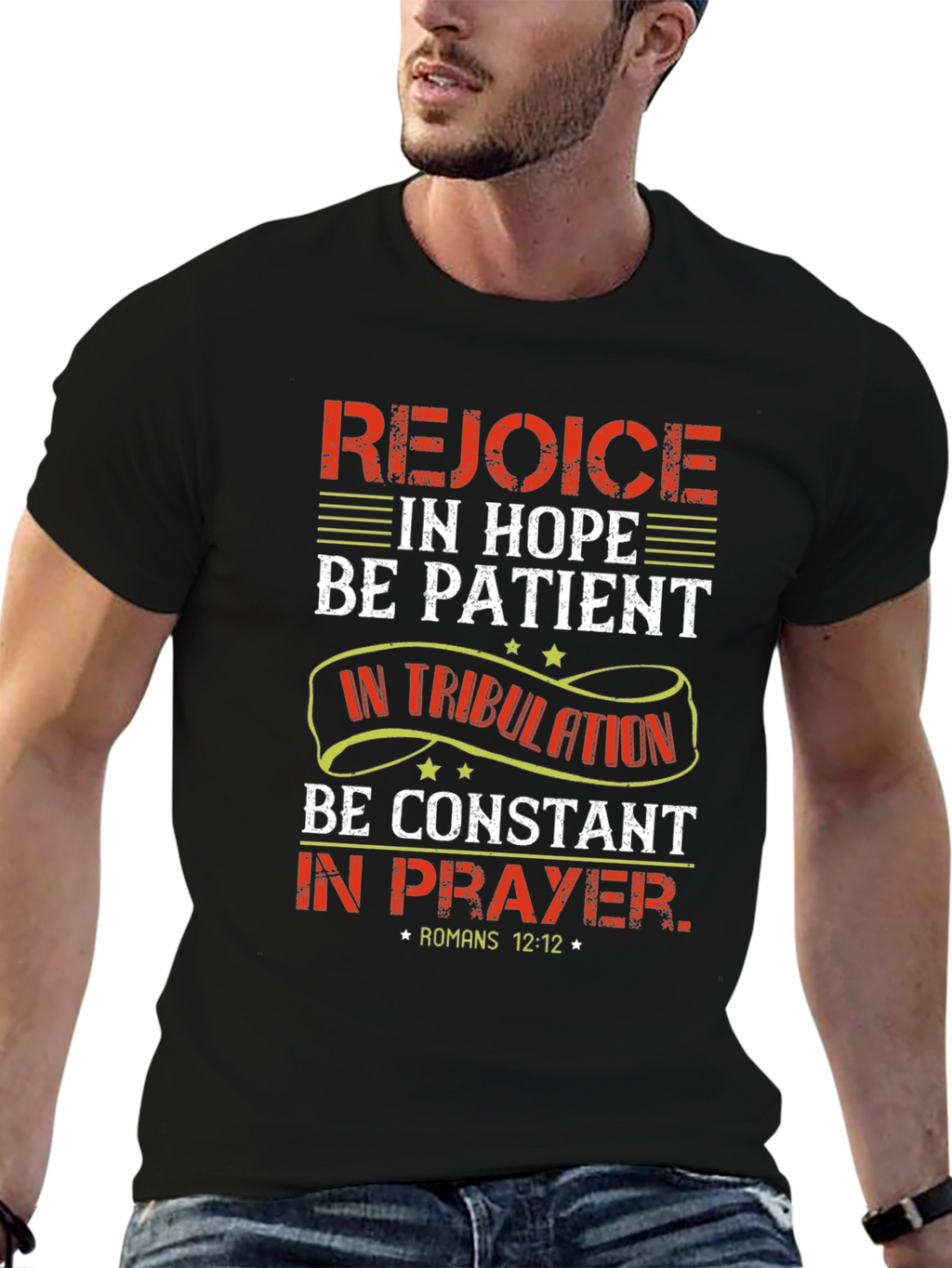 Rejoice in Hope Graphic T-Shirt