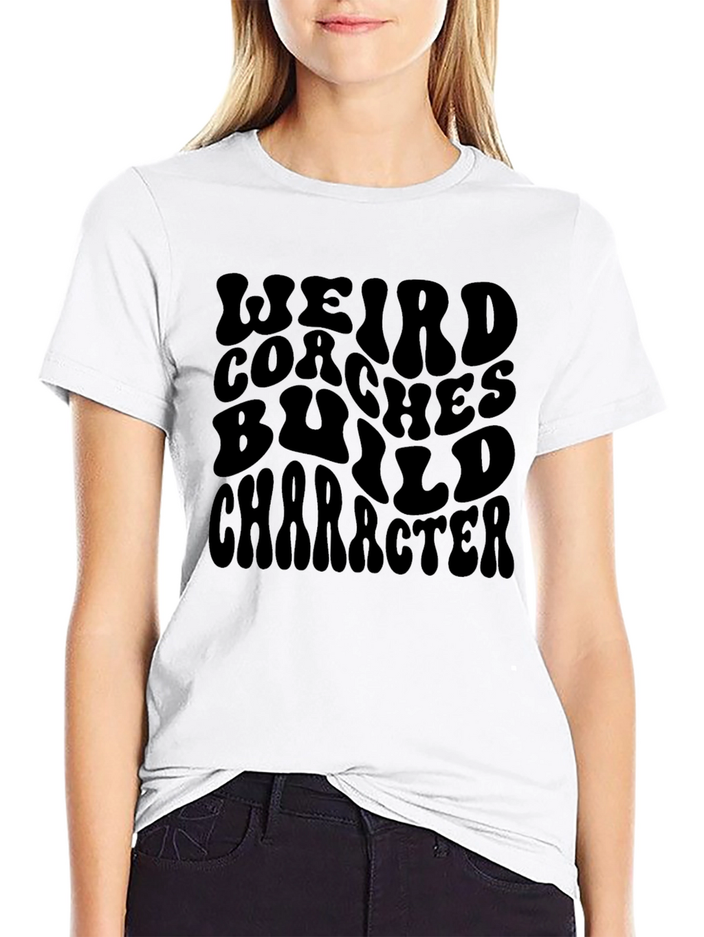 Weird Coaches Build Character Graphic T-Shirt