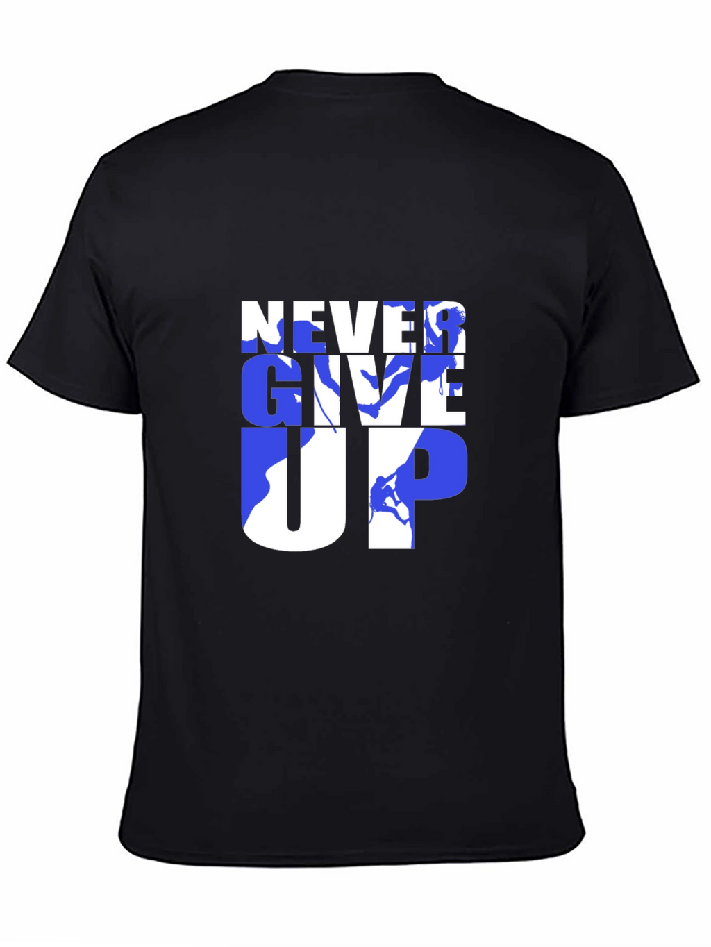 Never Give Up Graphic Tee - Motivational Design