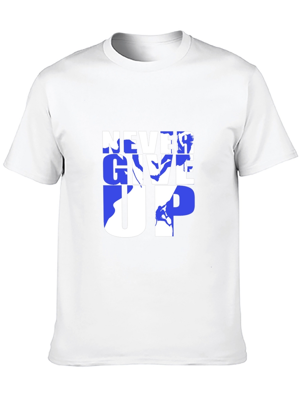 Never Give Up Graphic Tee - Motivational Design