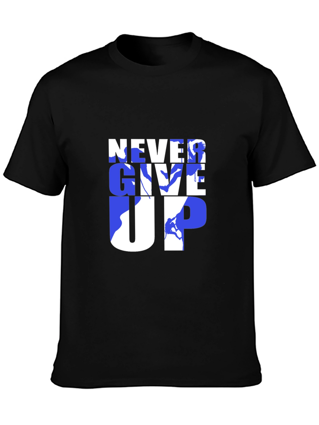 Never Give Up Graphic Tee - Motivational Design