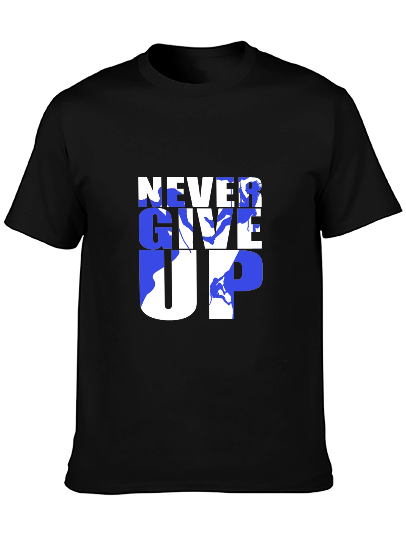 Never Give Up Graphic Tee - Motivational Design