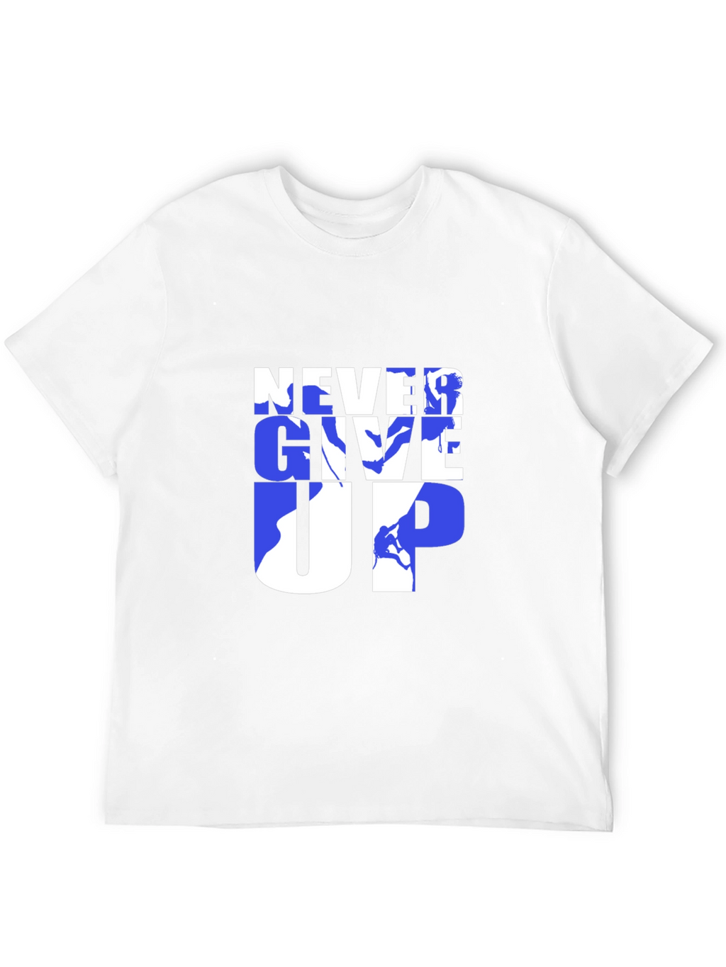 Never Give Up Graphic Tee - Motivational Design